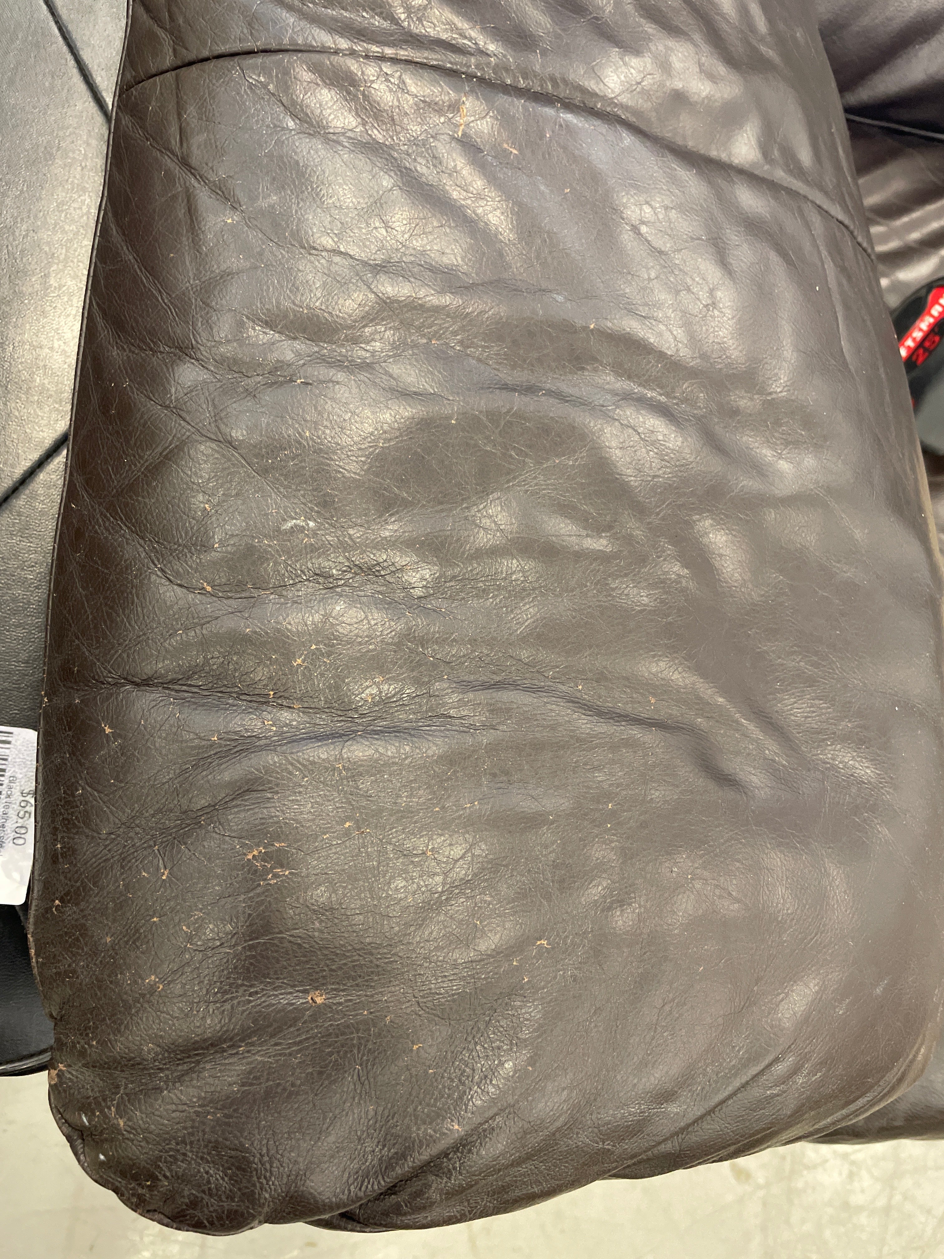 Dark Brown Leather 3-seat Sofa - Image 5
