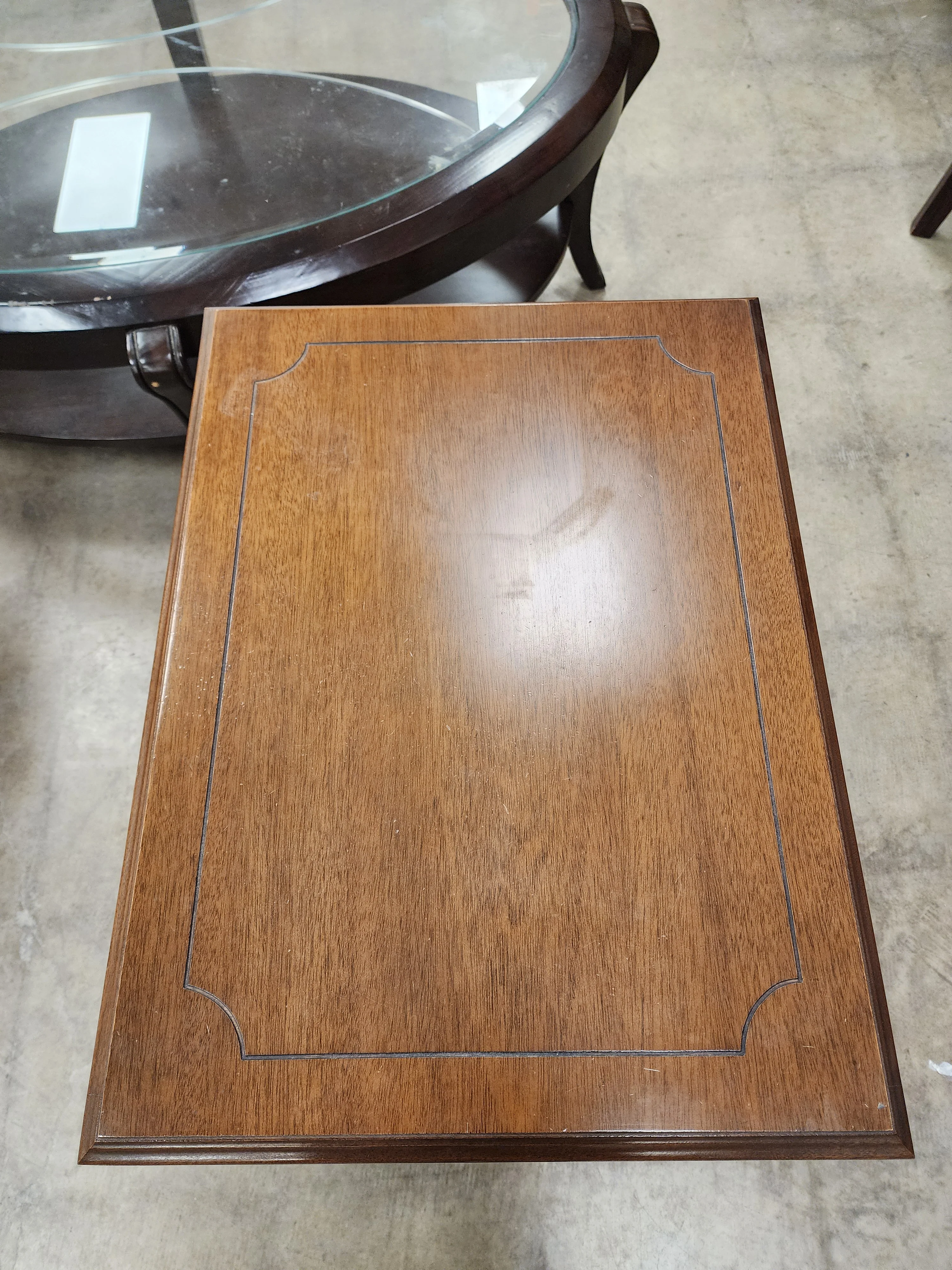 Dark Walnut 1 Drawer Side Table - Image 4