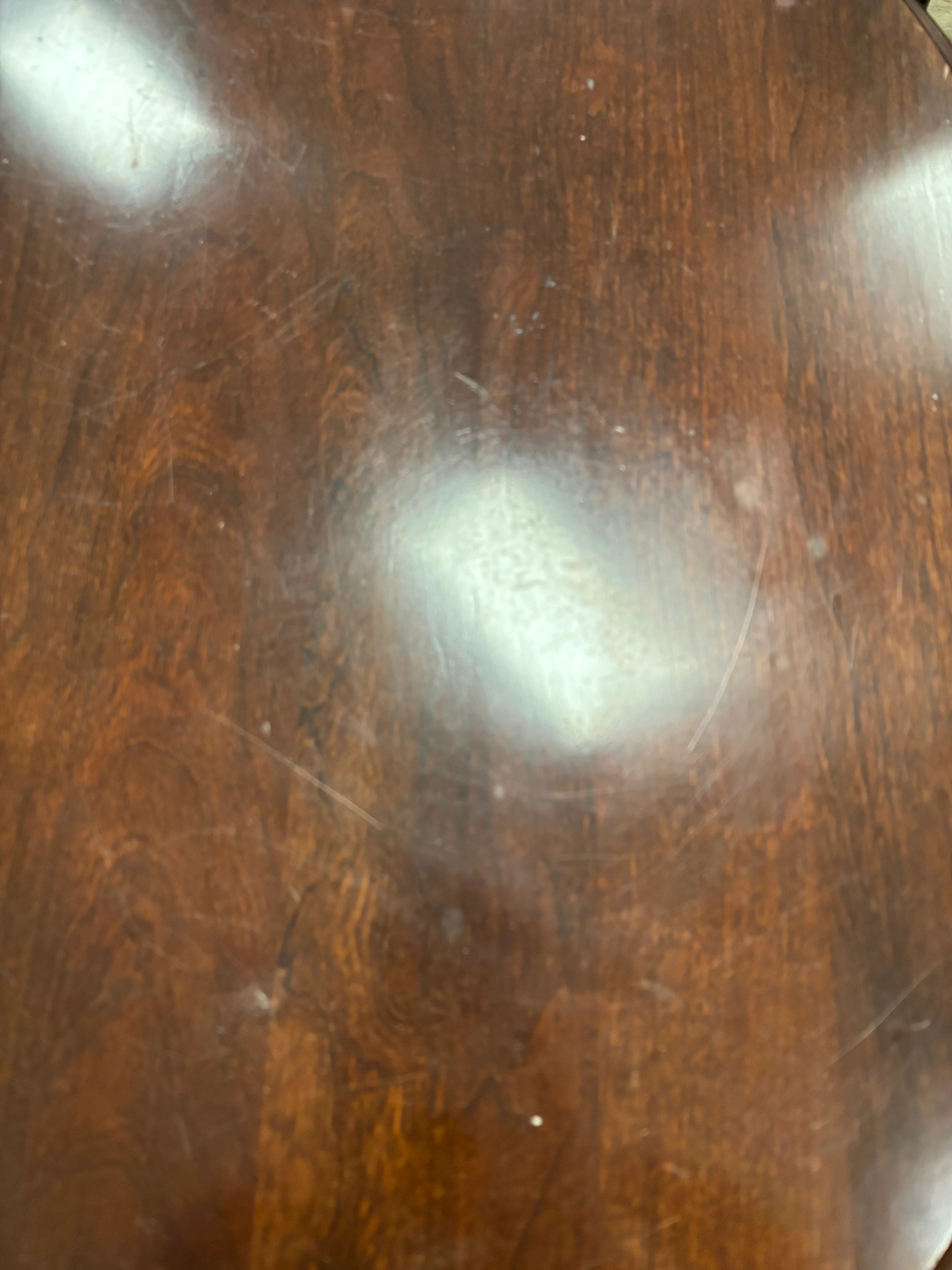 Dark Wood 1-Drawer End Table - Image 4