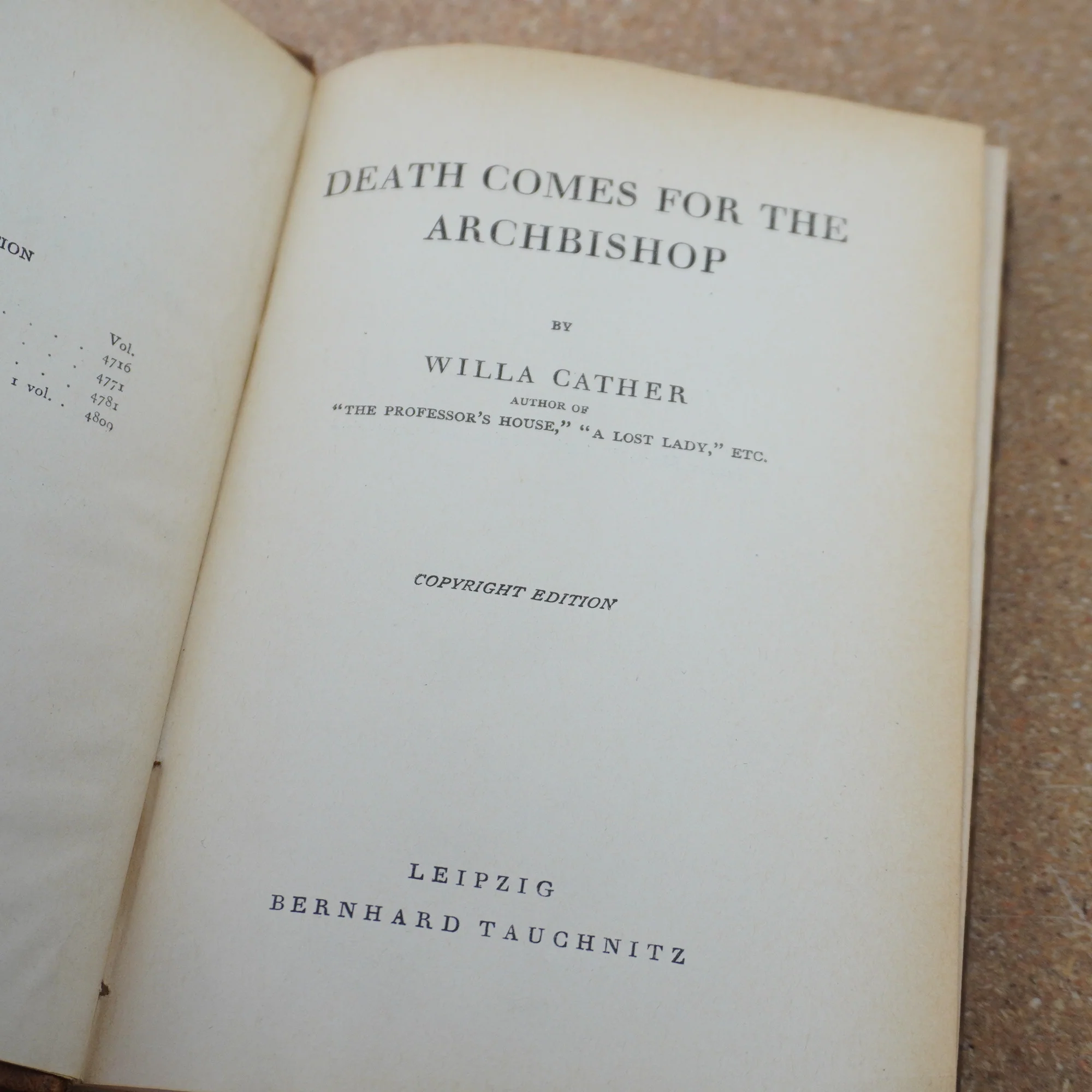 Death Comes for the Archbishop by Willa Cather 1927 - Image 4