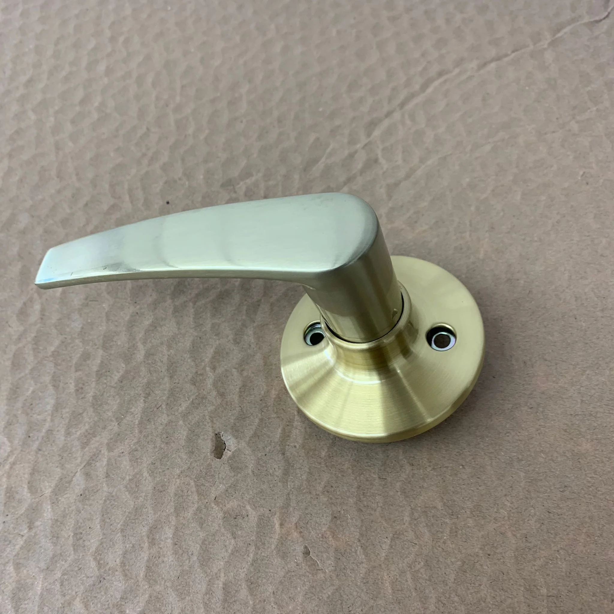 Door Passage Lever Set – Brushed Gold, 3820PS - Image 4