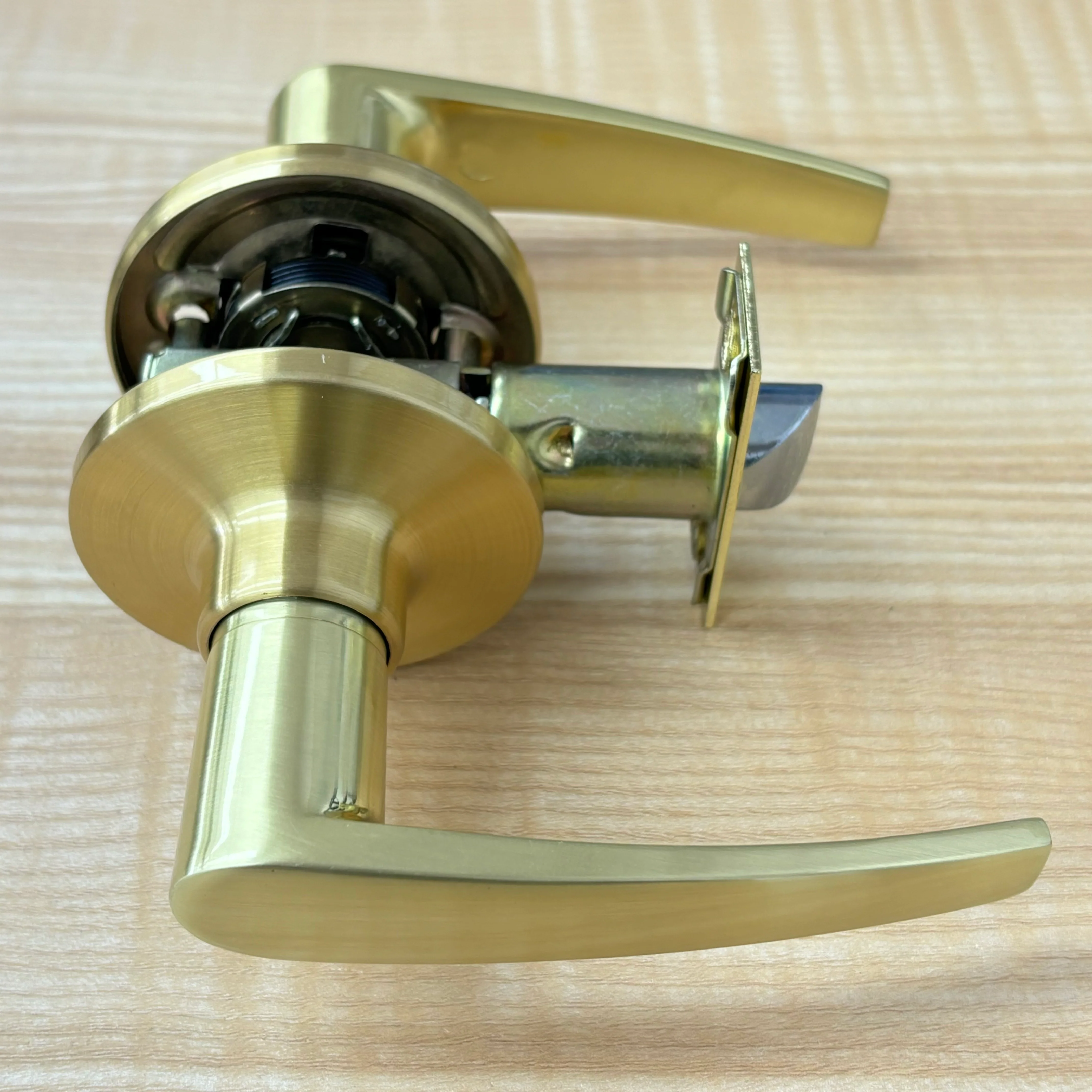 Door Passage Lever Set – Brushed Gold, 3820PS - Image 7