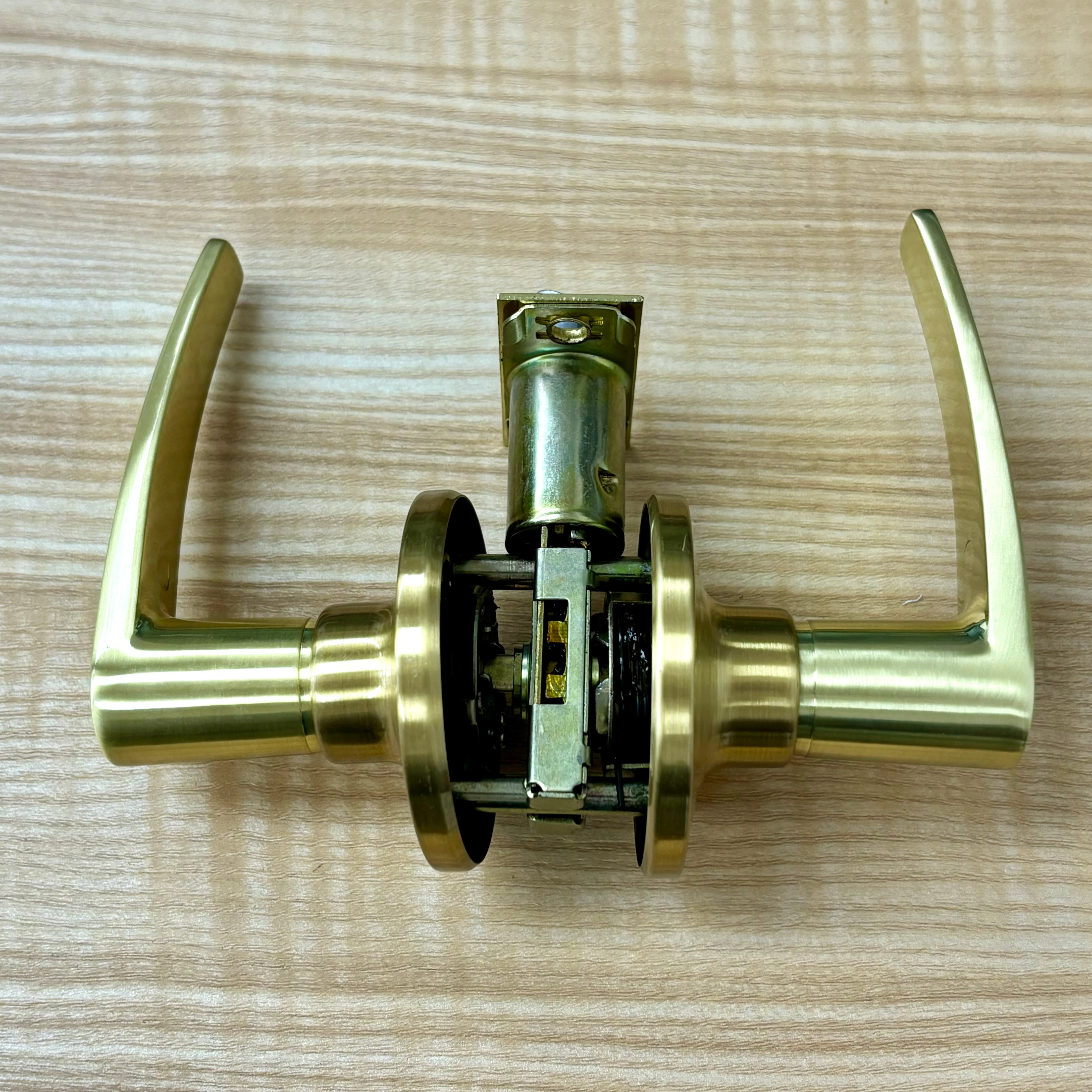 Door Passage Lever Set – Brushed Gold, 3820PS - Image 8