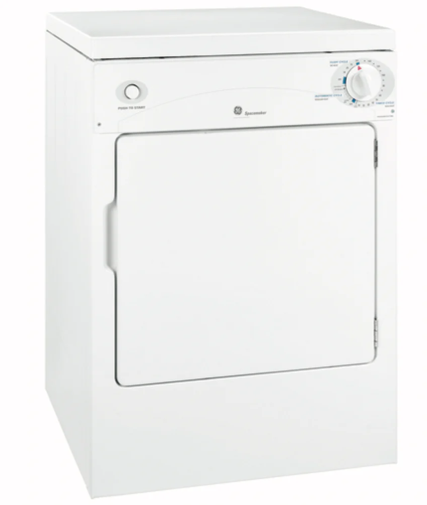 GE- Electric Compact Dryer- White