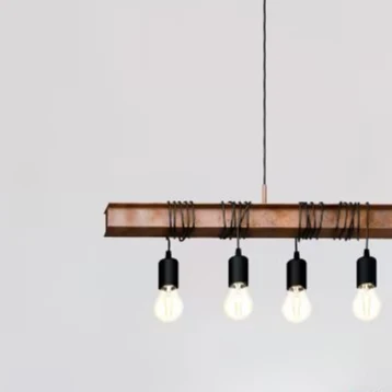 Eglo Frazier Falls 6L Pendant Light in Oil Rubbed Bronze & Black Finish - Image 3