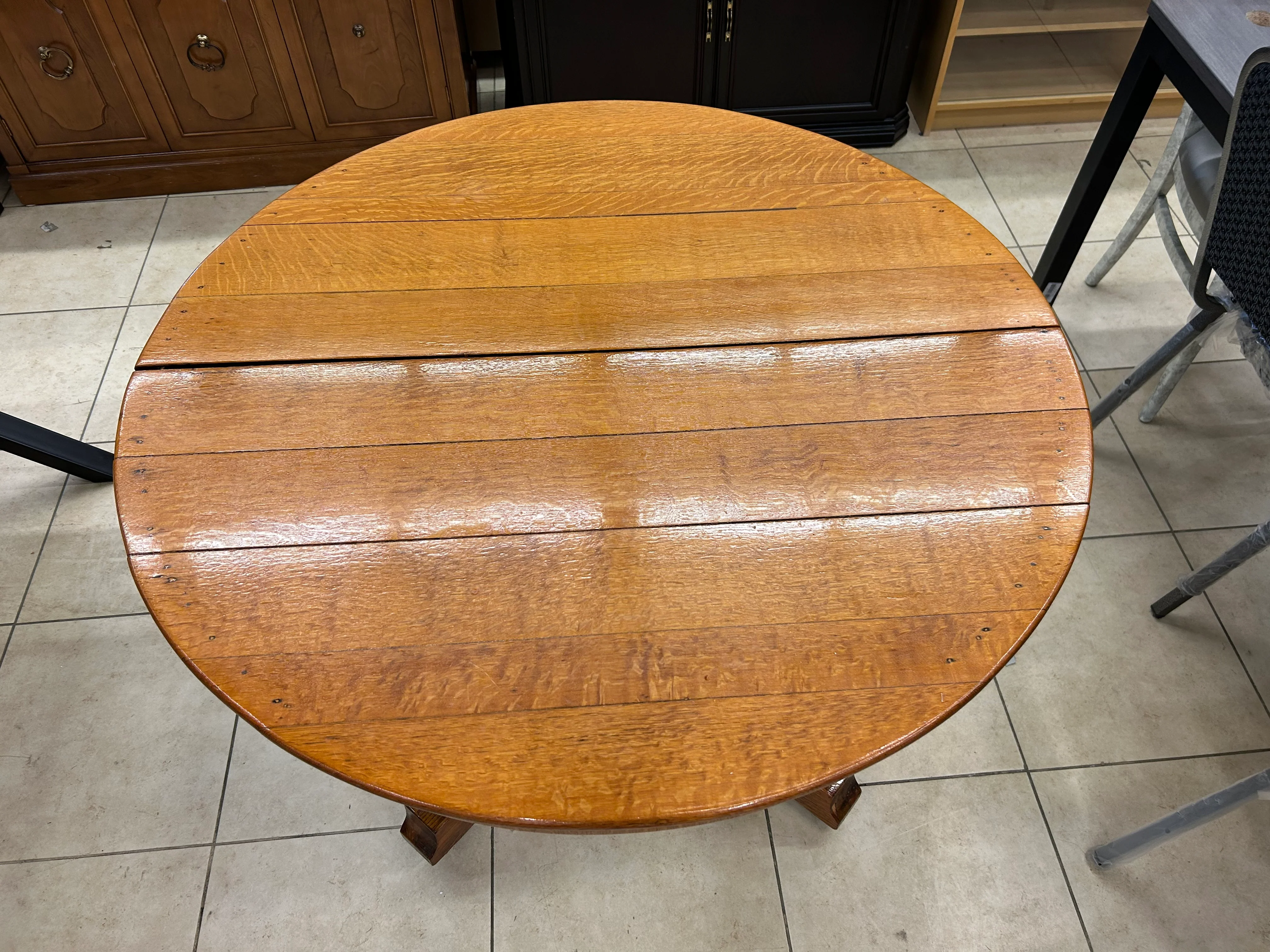 Epoque Mission Style Dining Table - Image 4