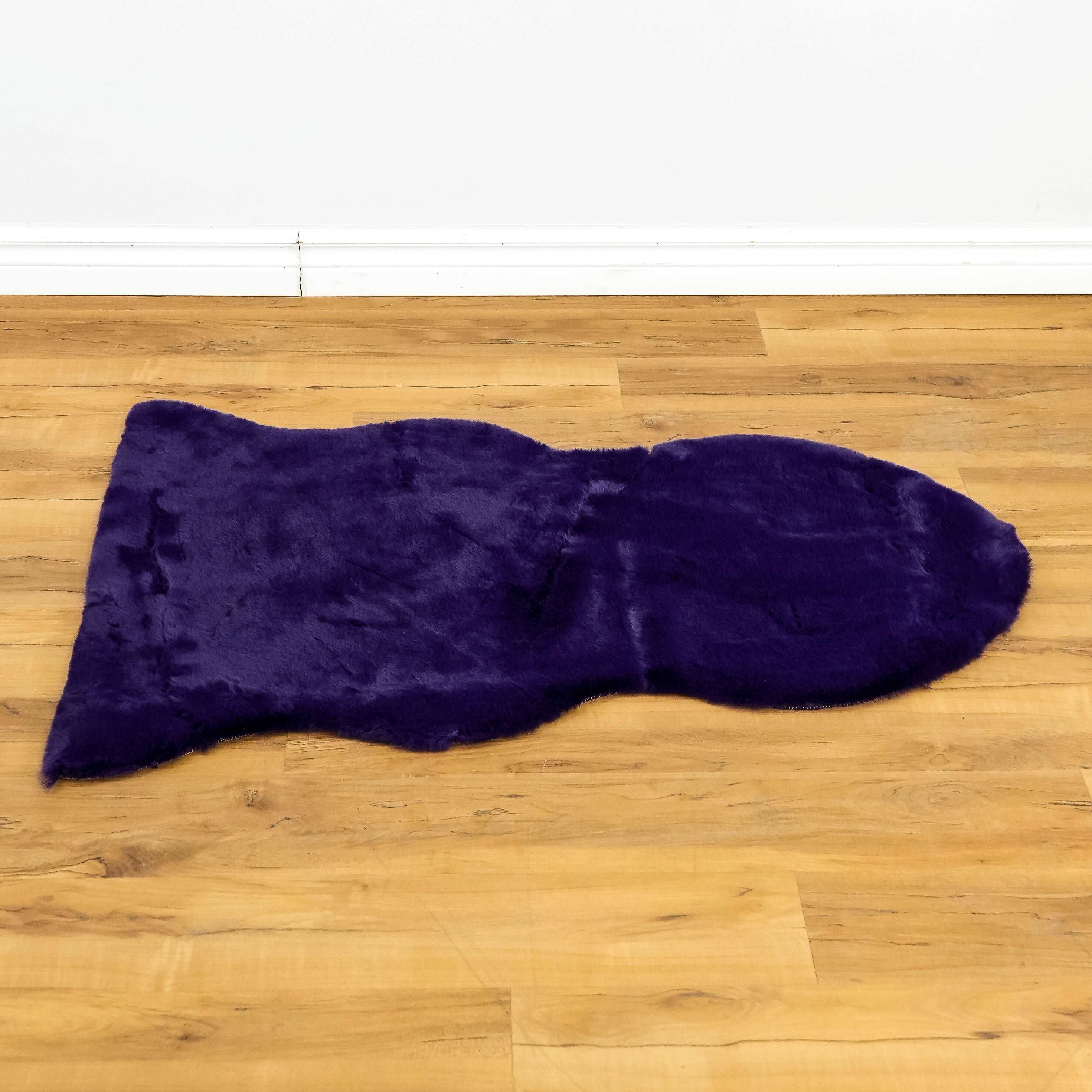 Faux Rabbit Fur Rug- 29" x 42"- Petunia - Image 2