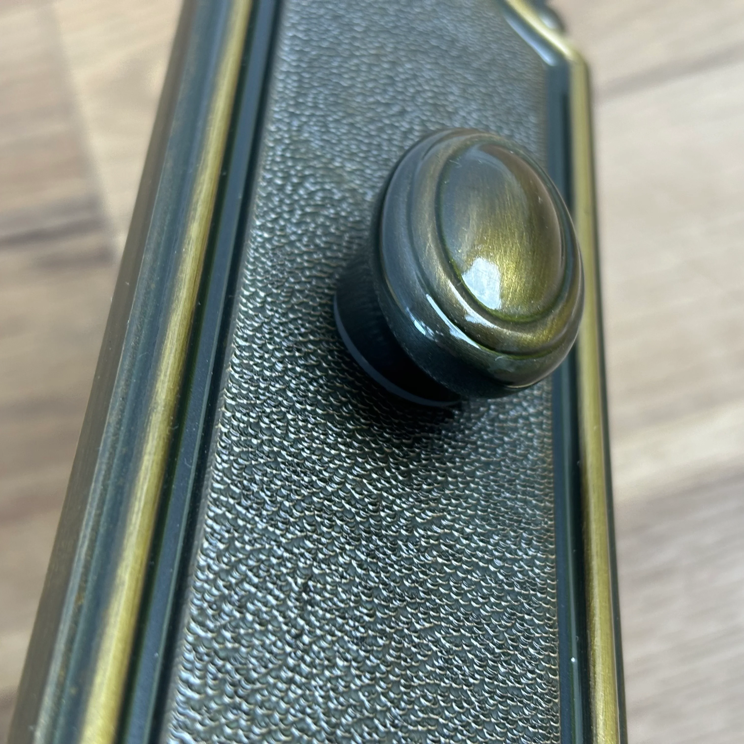 Flat Ornate Door Plate with Knob, 8525U59 - Image 8