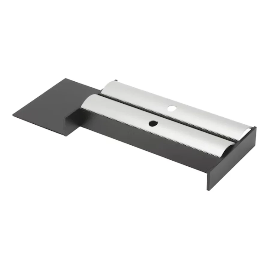 19×7.25×2–Inch Foil Roll Dispenser – Dark Ash Wood, 2‑Roll Capacity