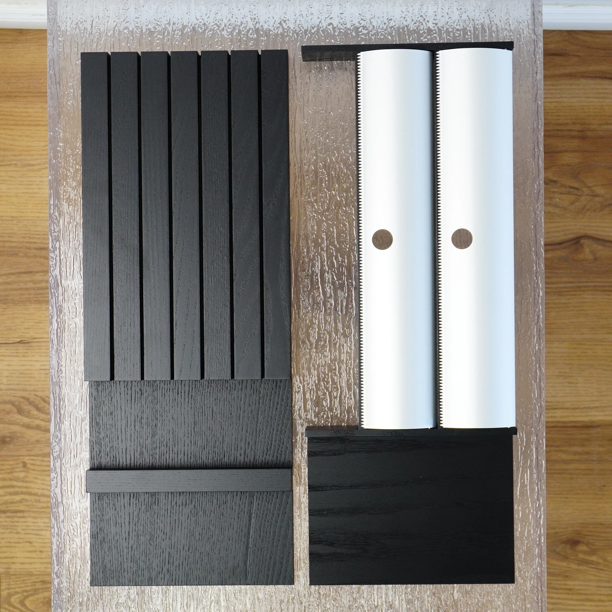 19×7.25×2–Inch Foil Roll Dispenser – Dark Ash Wood, 2‑Roll Capacity - Image 13