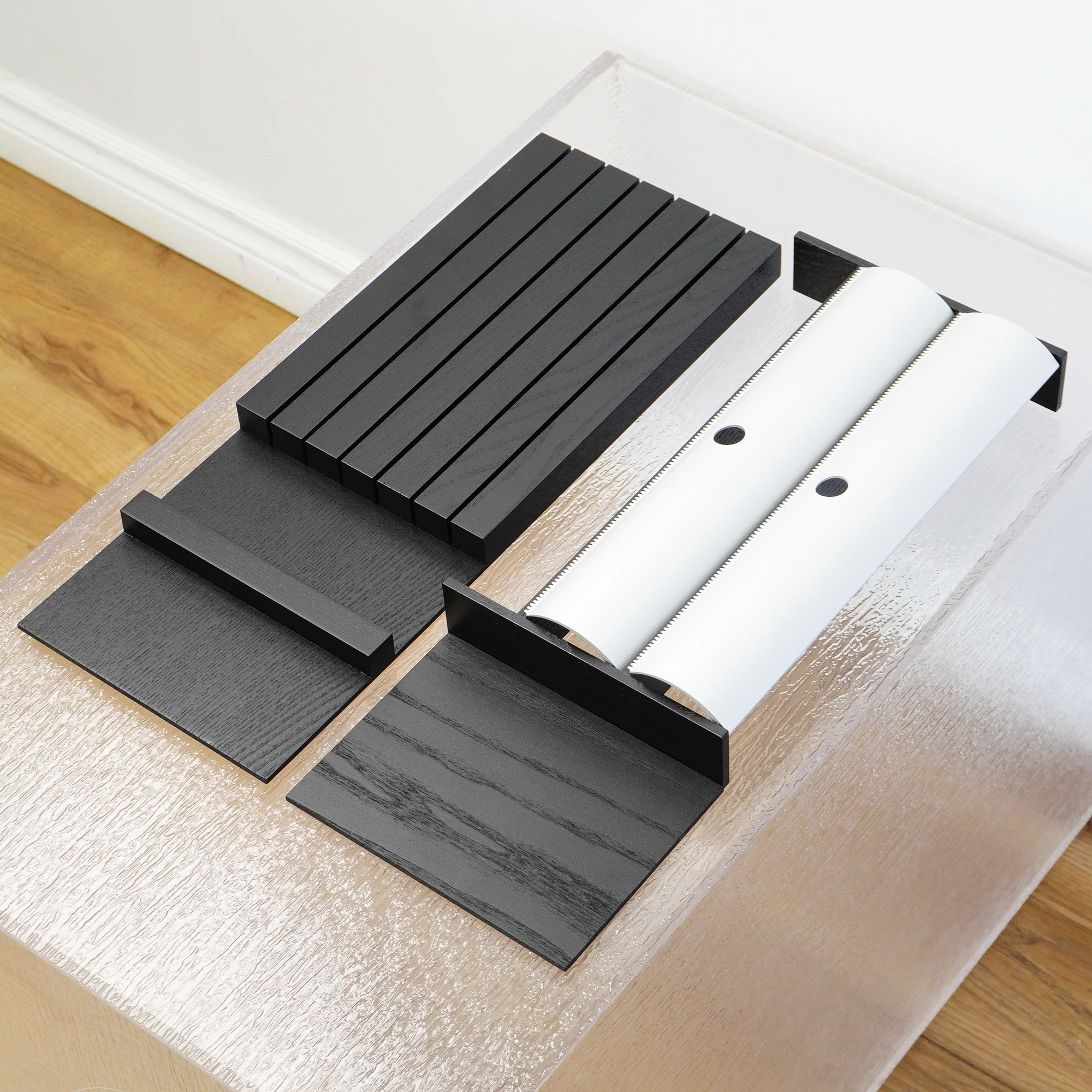 19×7.25×2–Inch Foil Roll Dispenser – Dark Ash Wood, 2‑Roll Capacity - Image 15