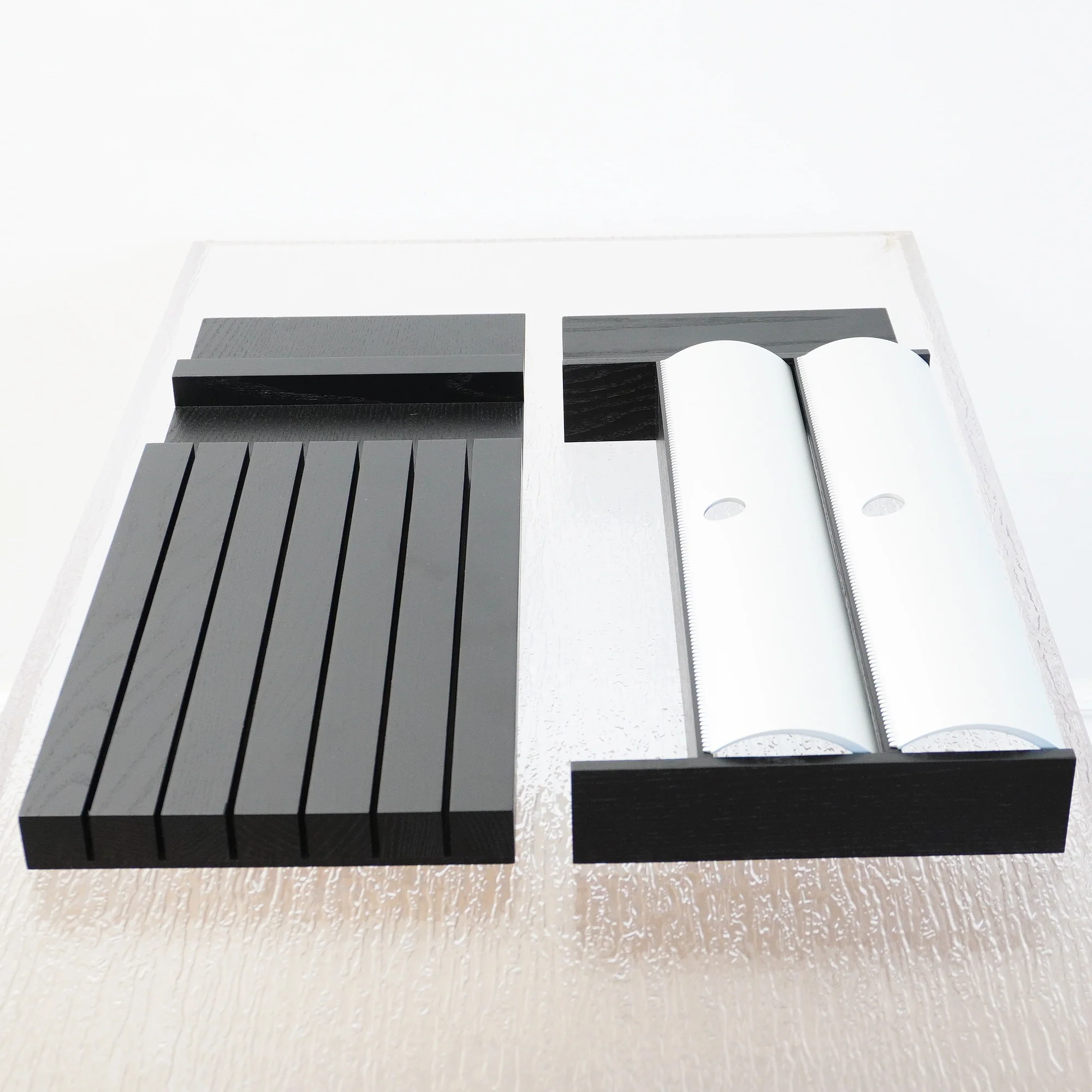 19×7.25×2–Inch Foil Roll Dispenser – Dark Ash Wood, 2‑Roll Capacity - Image 17