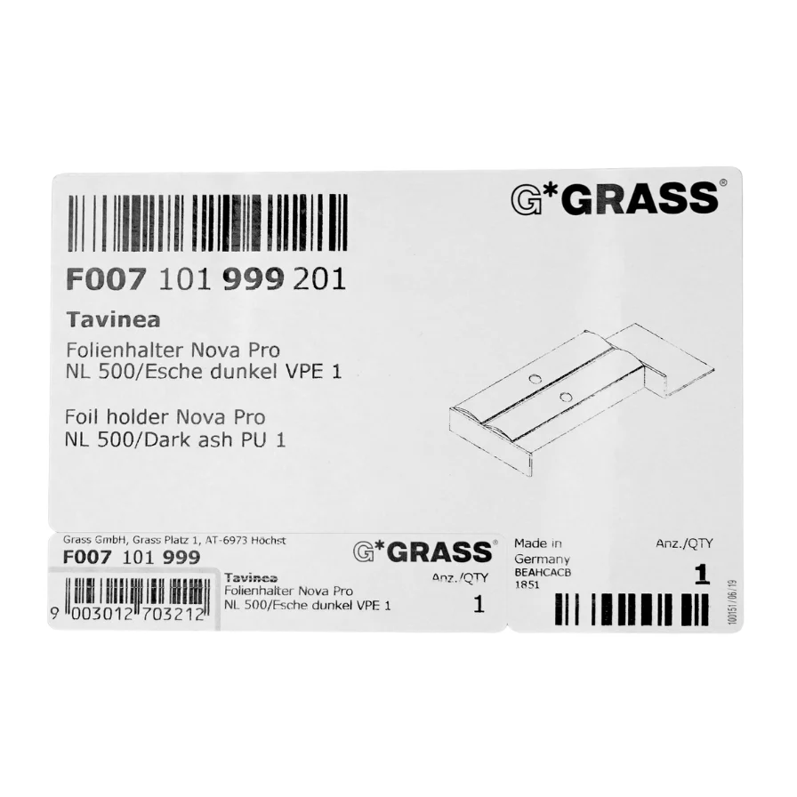 19×7.25×2–Inch Foil Roll Dispenser – Dark Ash Wood, 2‑Roll Capacity - Image 18
