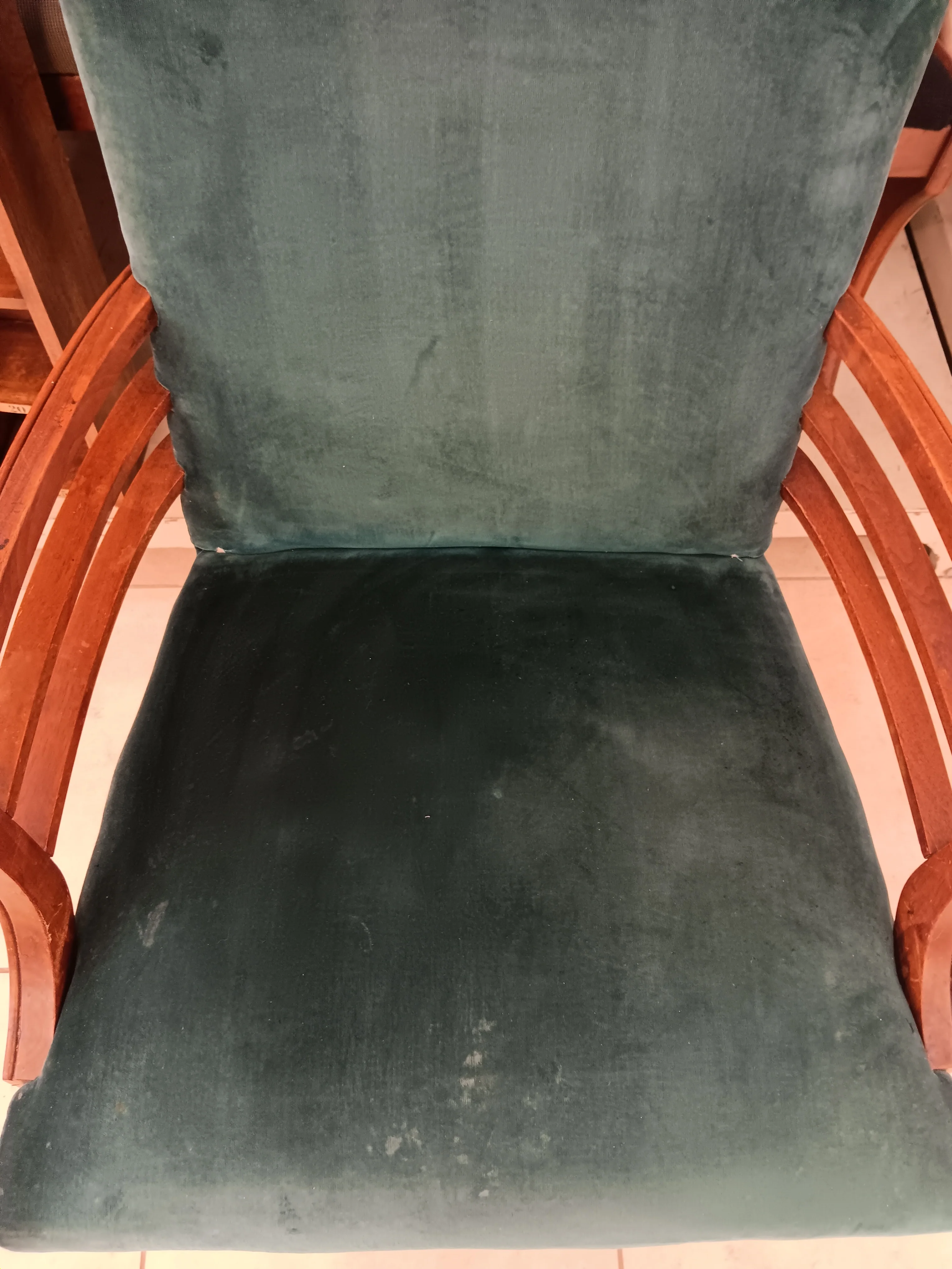 Forest Green Accent Armchair - Image 2