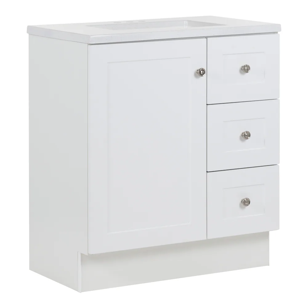 Glacier Bay Bannister 30" Bathroom Vanity With Marble Top - Image 2
