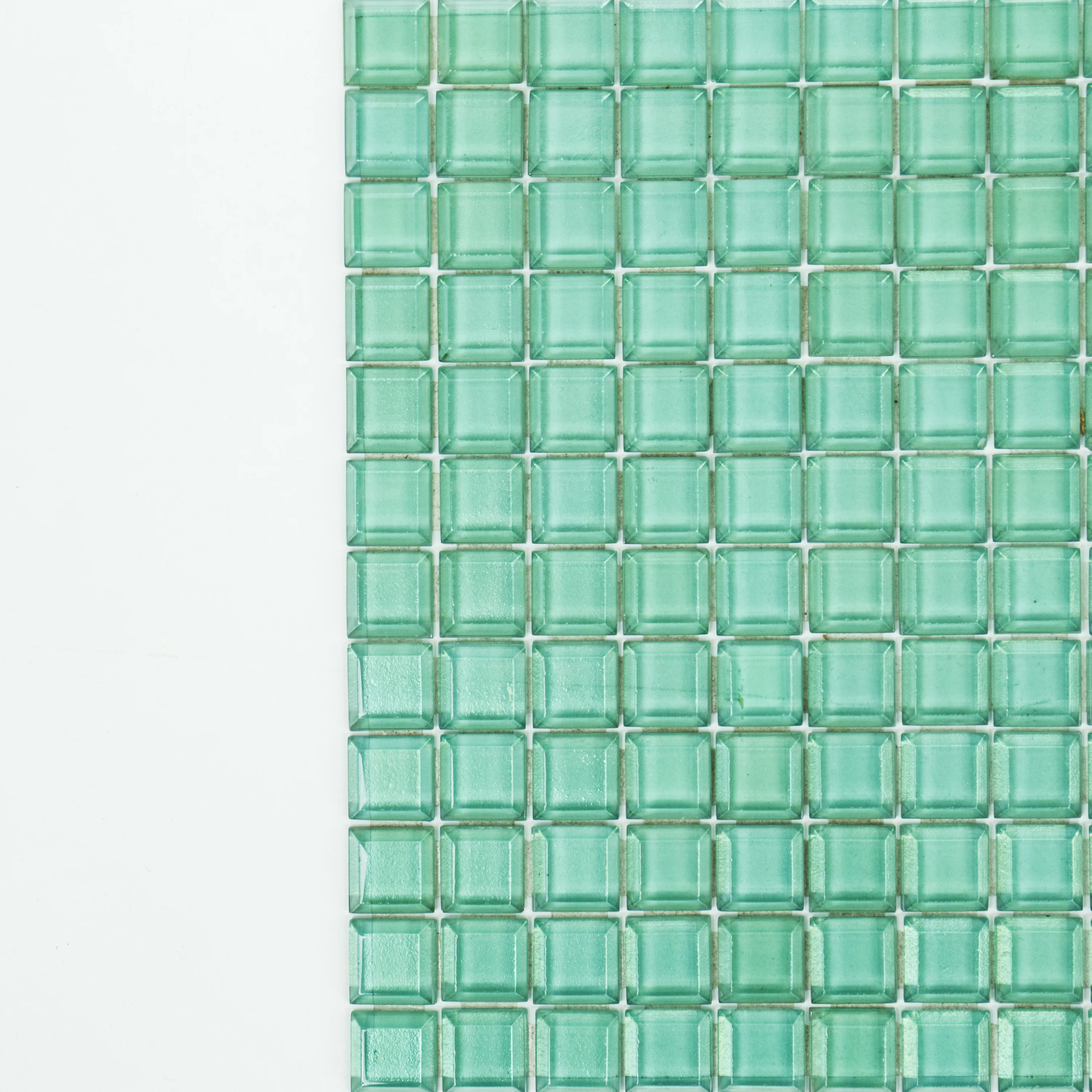 Glass Mosaic Tiles - Mint Teal - Image 3