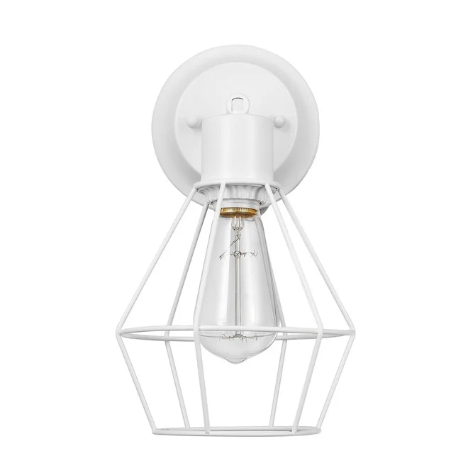 Globe Electric Verdun 2-in-1 Wall Sconce- White - Image 2
