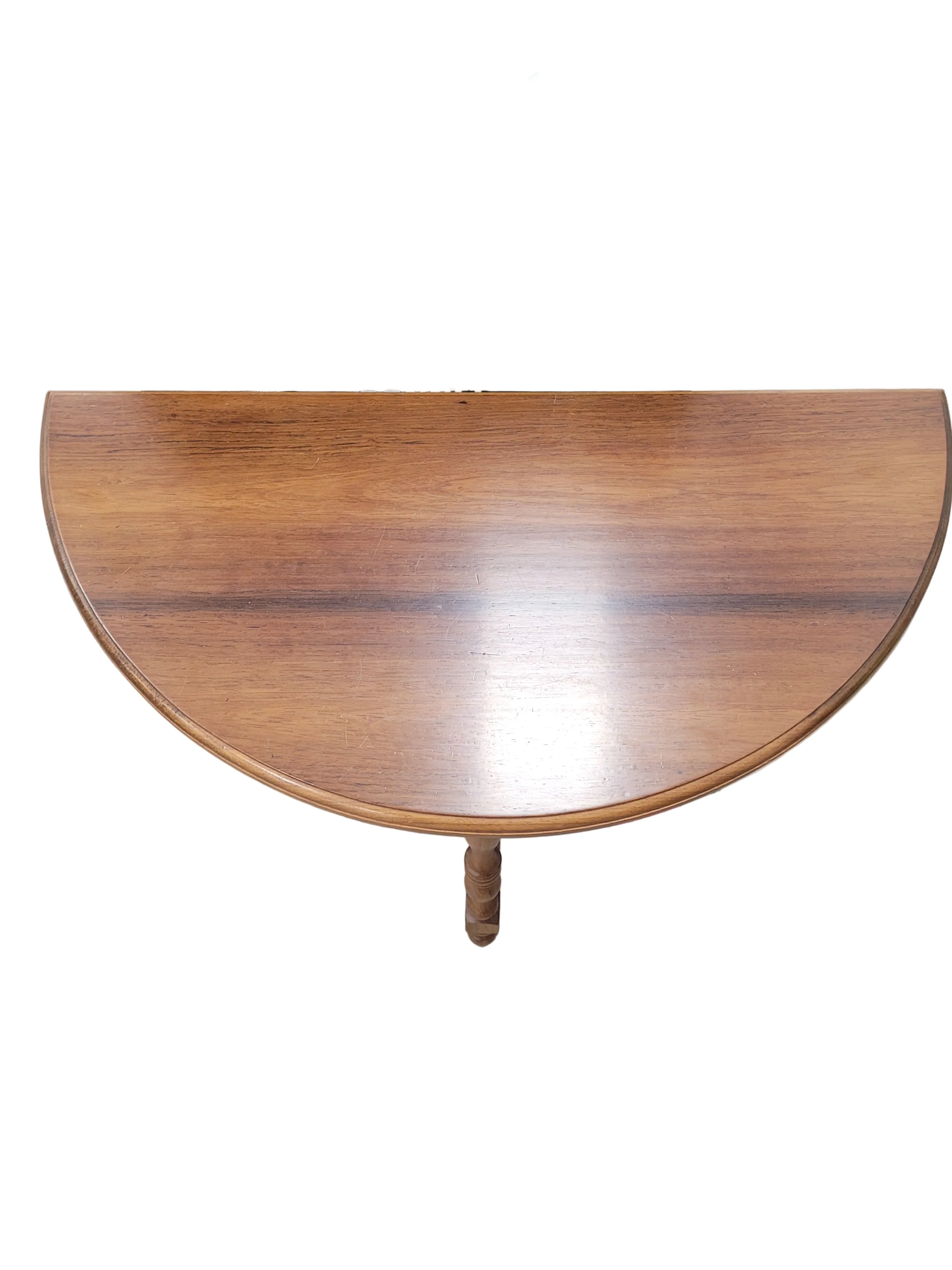 Half Moon Wooden Side Table - Image 3