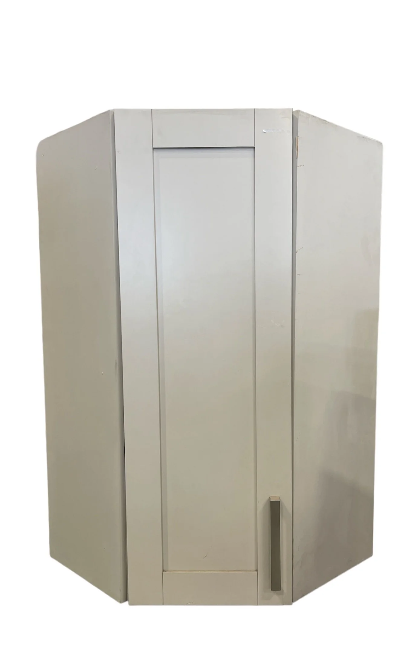 Hampton Bay Edson Upper 34" Corner Cabinet Grey