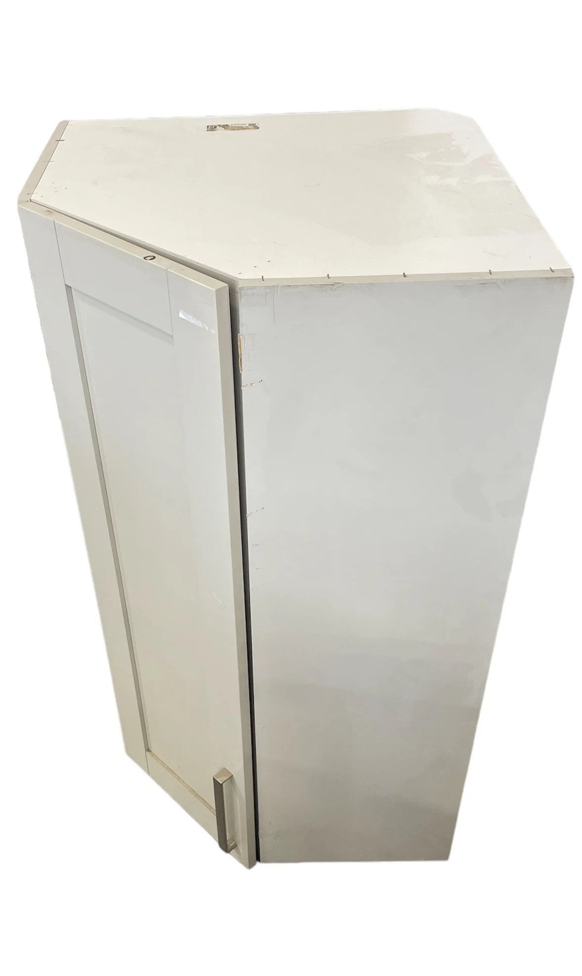 Hampton Bay Edson Upper 34" Corner Cabinet Grey - Image 3