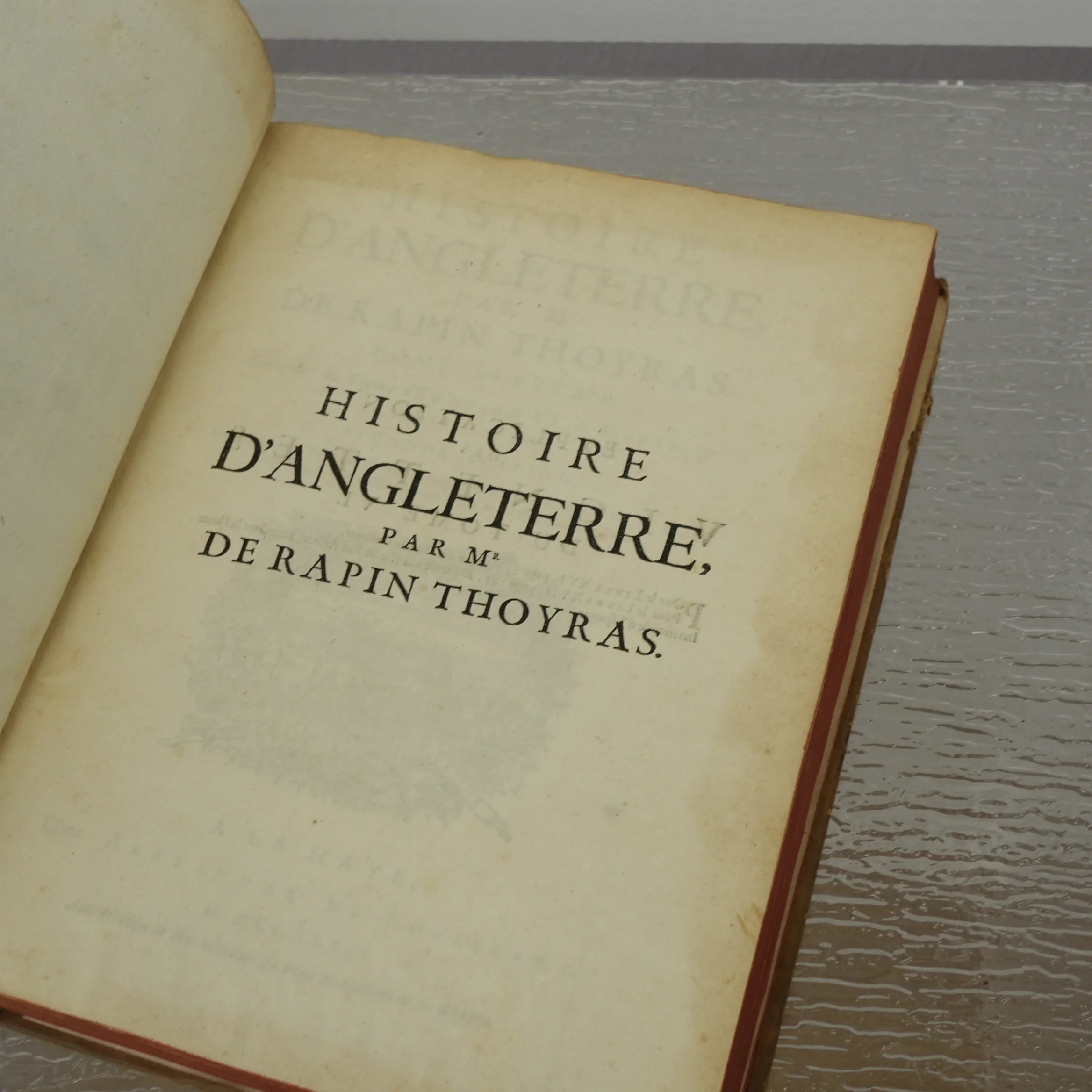 Histoire d'Angleterre Vol 6 by Paul de Rapin de Thoyras 1726 - Image 3