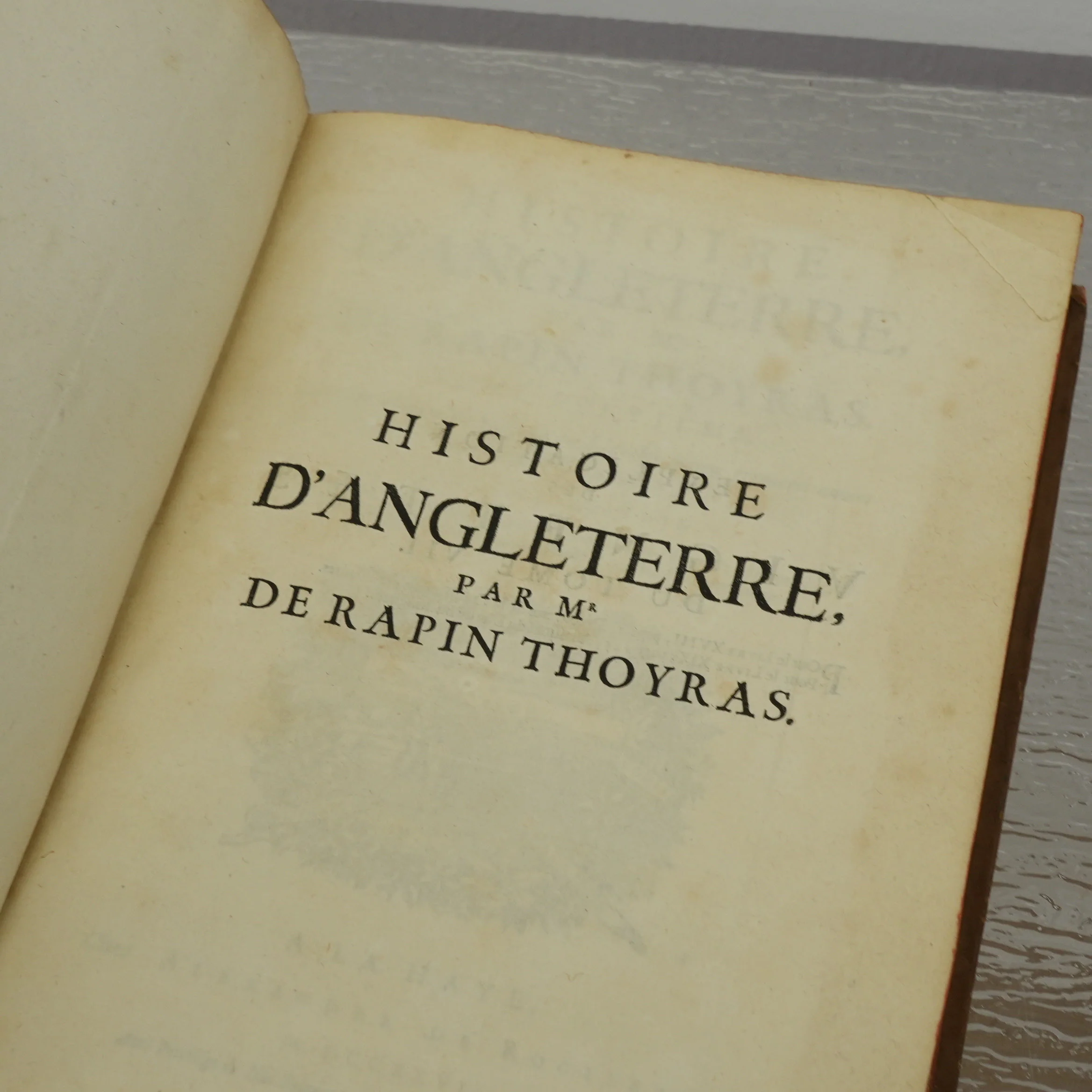 Histoire d'Angleterre Vol 7 by Paul de Rapin de Thoyras 1726 - Image 4