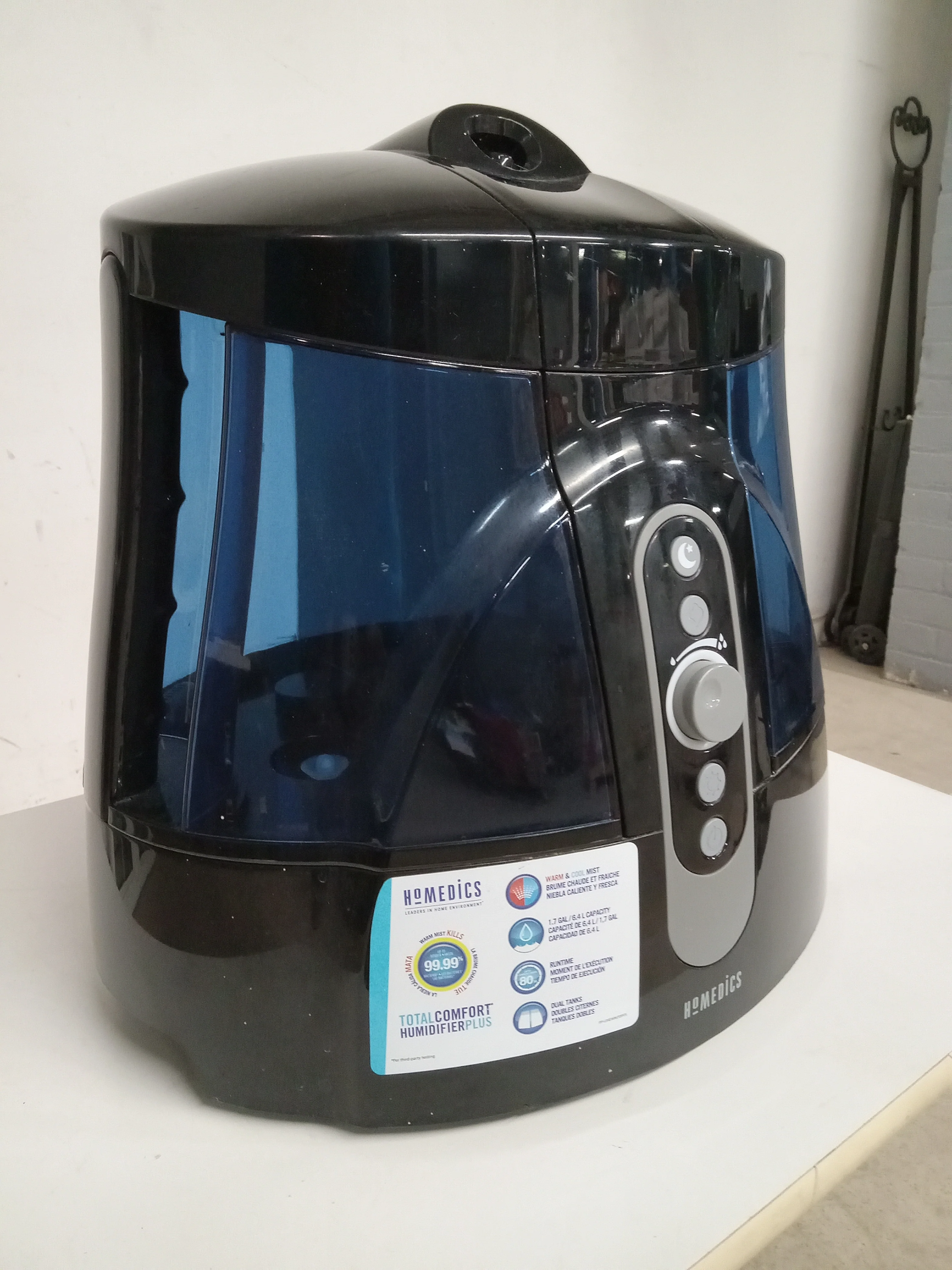 13"W Homedics Total Comfort Humidifier Plus - Image 2
