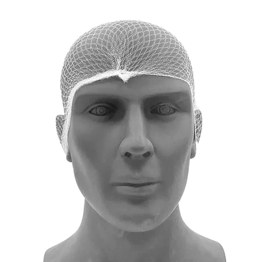 Invisible Mesh Hairnet White Nylon 28" - 100 Hairnets 1850 - Image 2