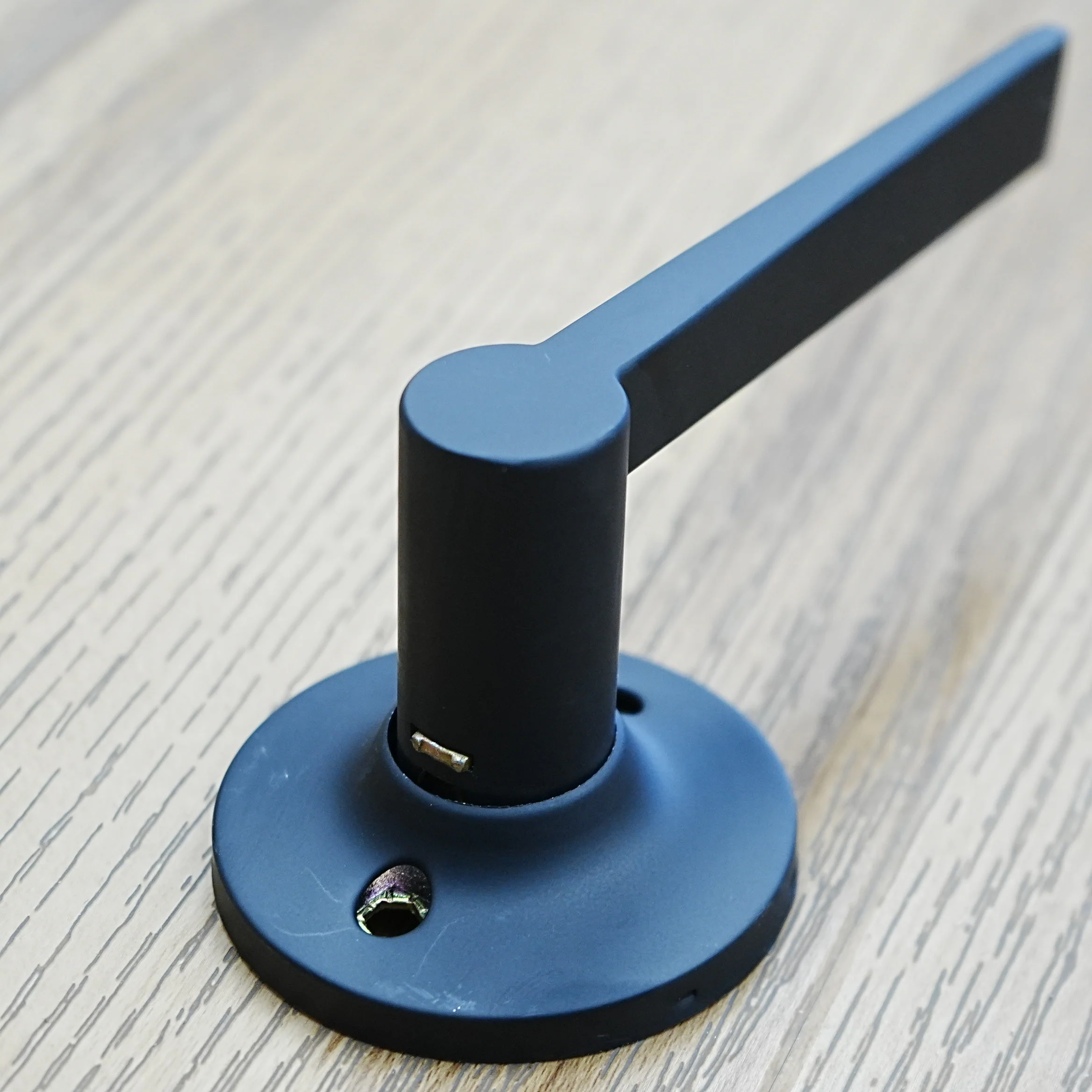 Julia Lever Dummy Set – Matte Black, Round Rosette – B2X17J-19 - Image 2