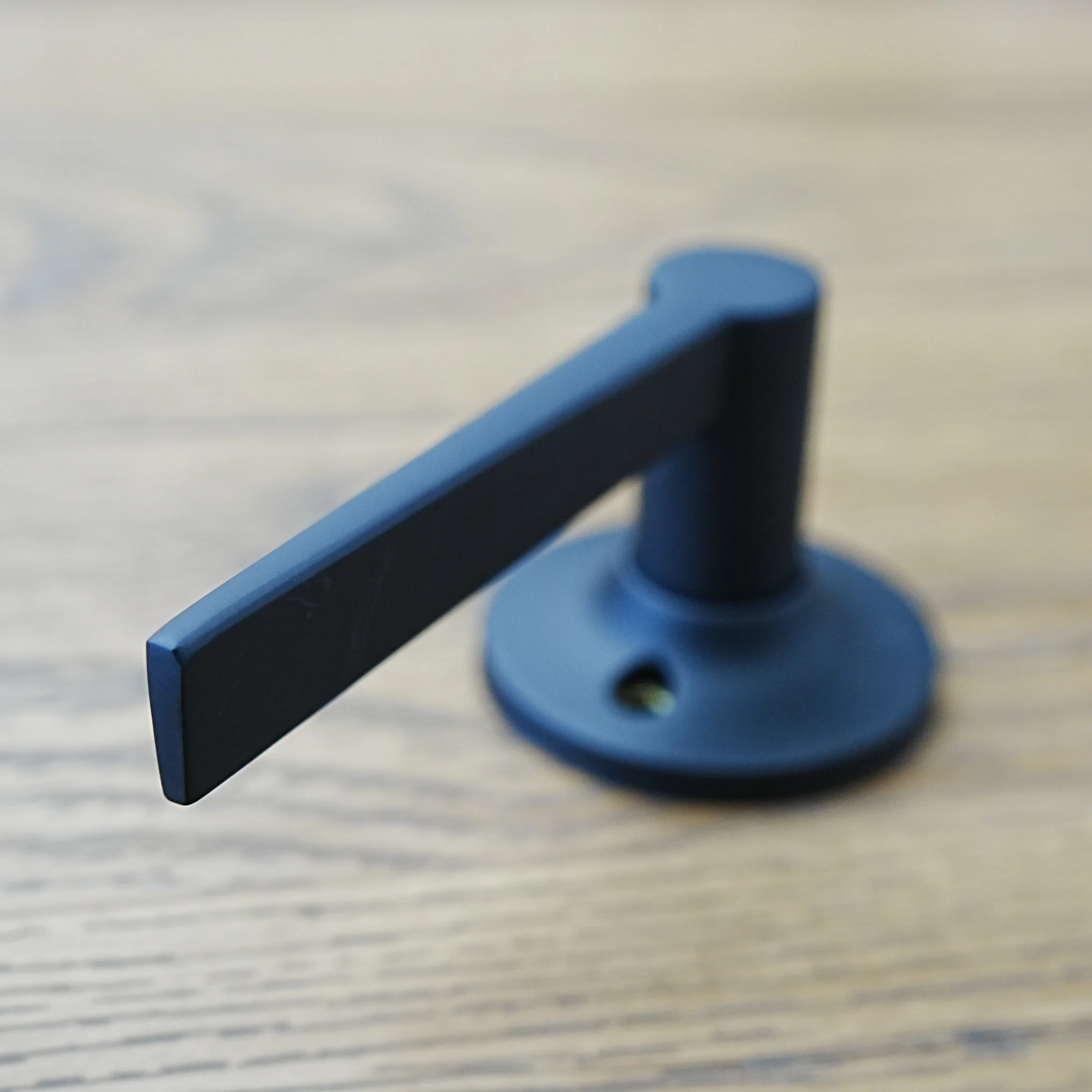 Julia Lever Dummy Set – Matte Black, Round Rosette – B2X17J-19 - Image 3