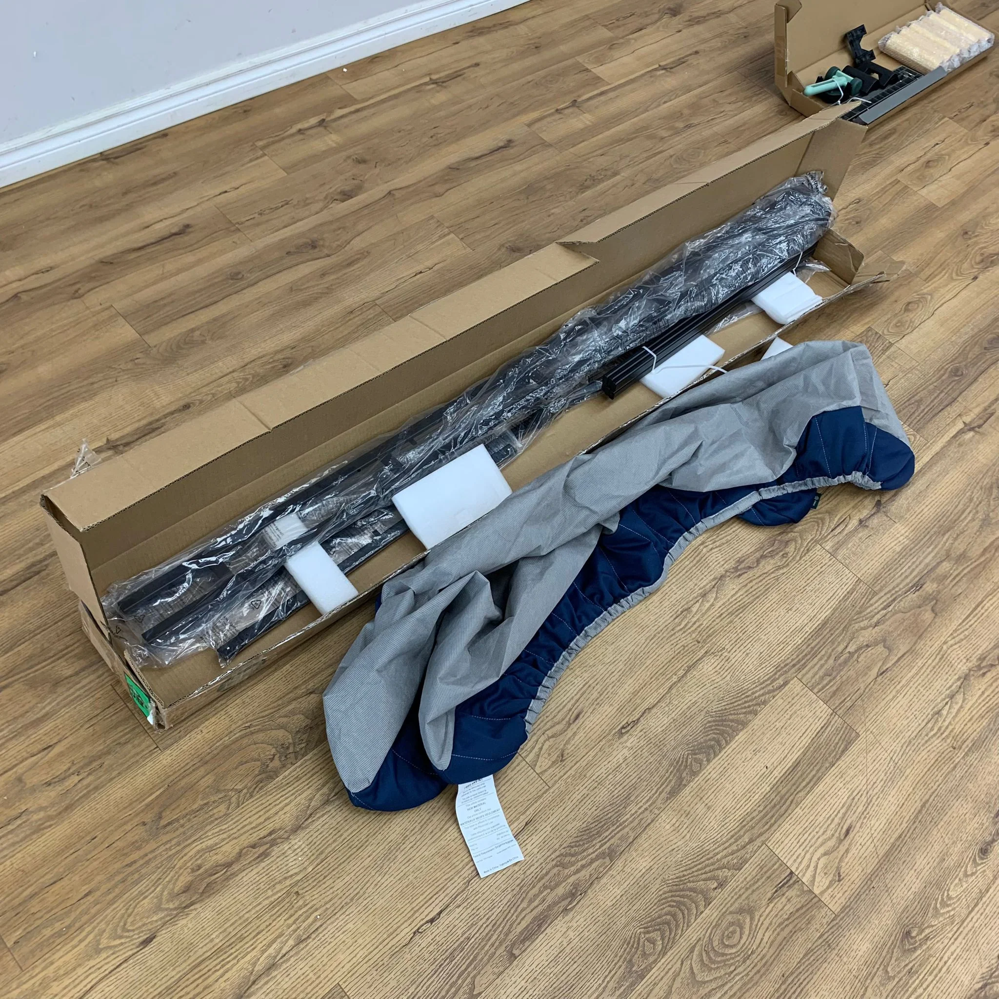 Justina Metal Mattress Foundation in Blue - Small Single 30x75 - Image 3