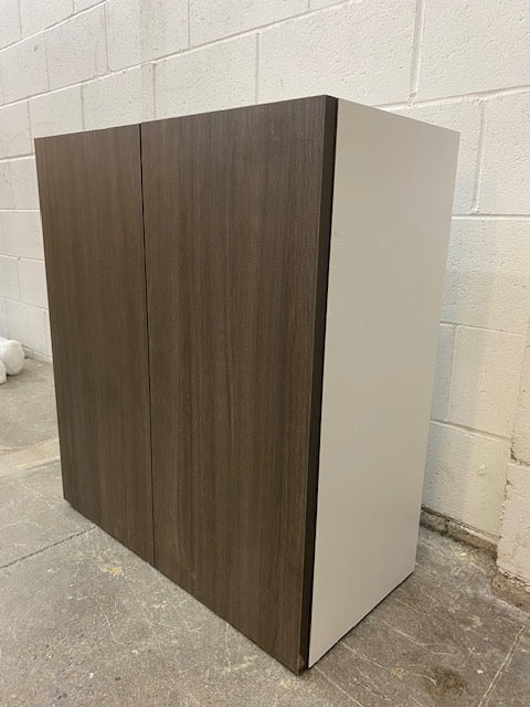 Dark Brown 27 Inch Wide Upper Kitchen Cabinet - Image 3