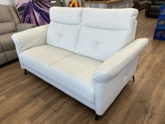 Leather Two Seat Sofa - Image 2