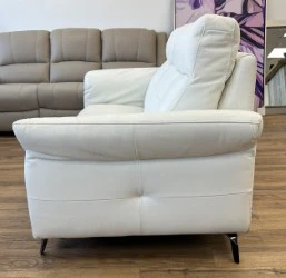 Leather Two Seat Sofa - Image 5