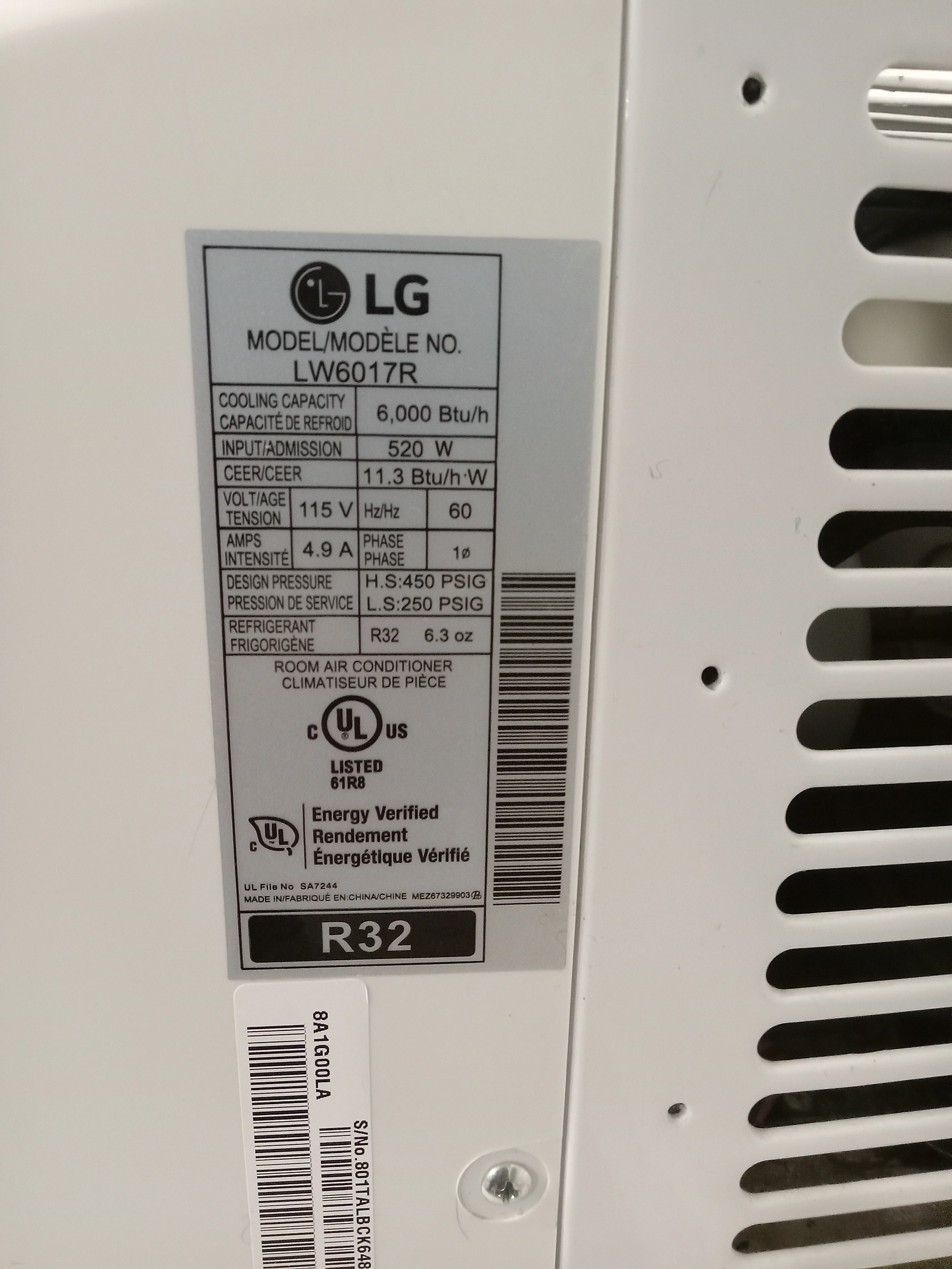 LG Room Air Condtioner - Image 3