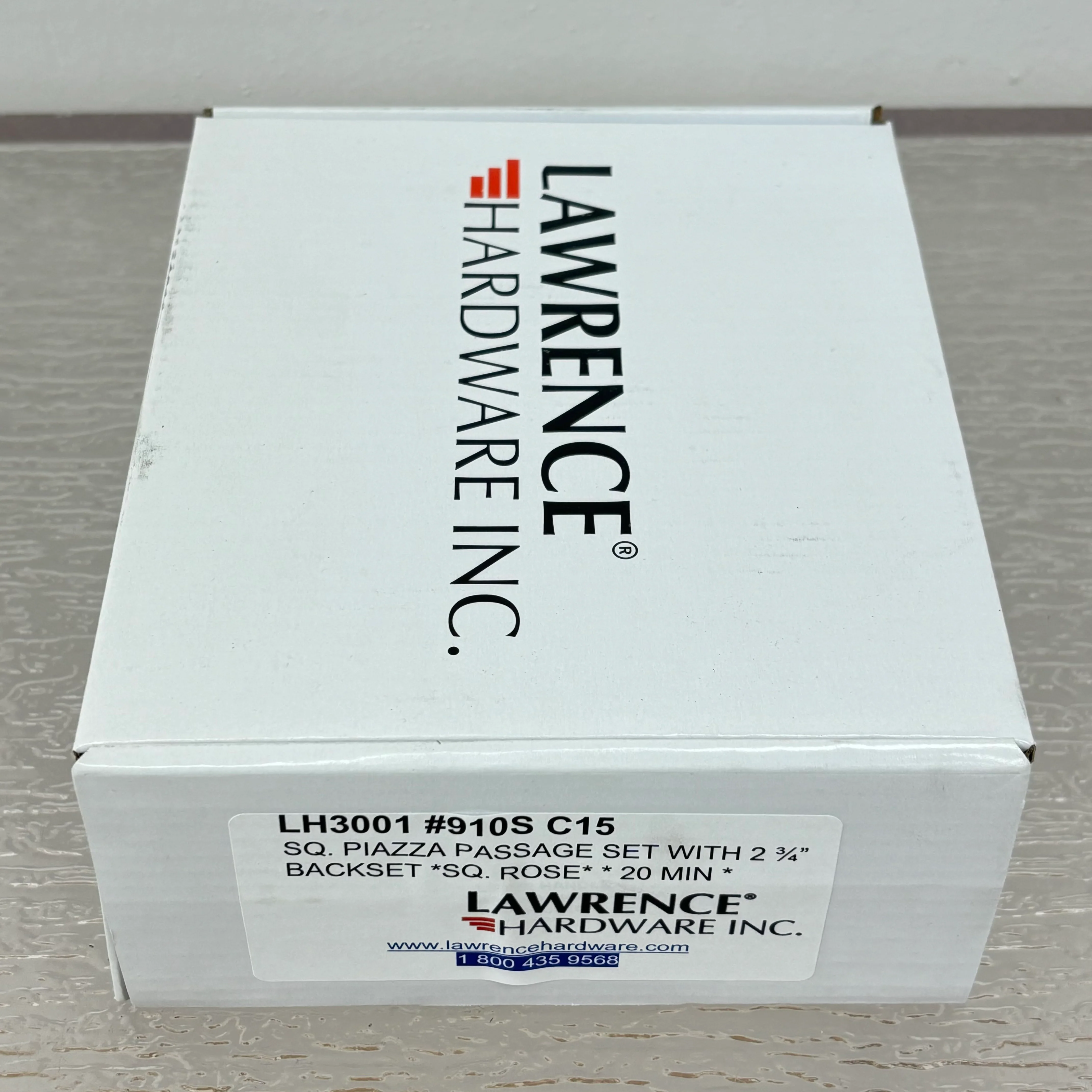 LH3001 #910S C15 Piazza Square Passage Set with 2-3/4" Backset - Image 9