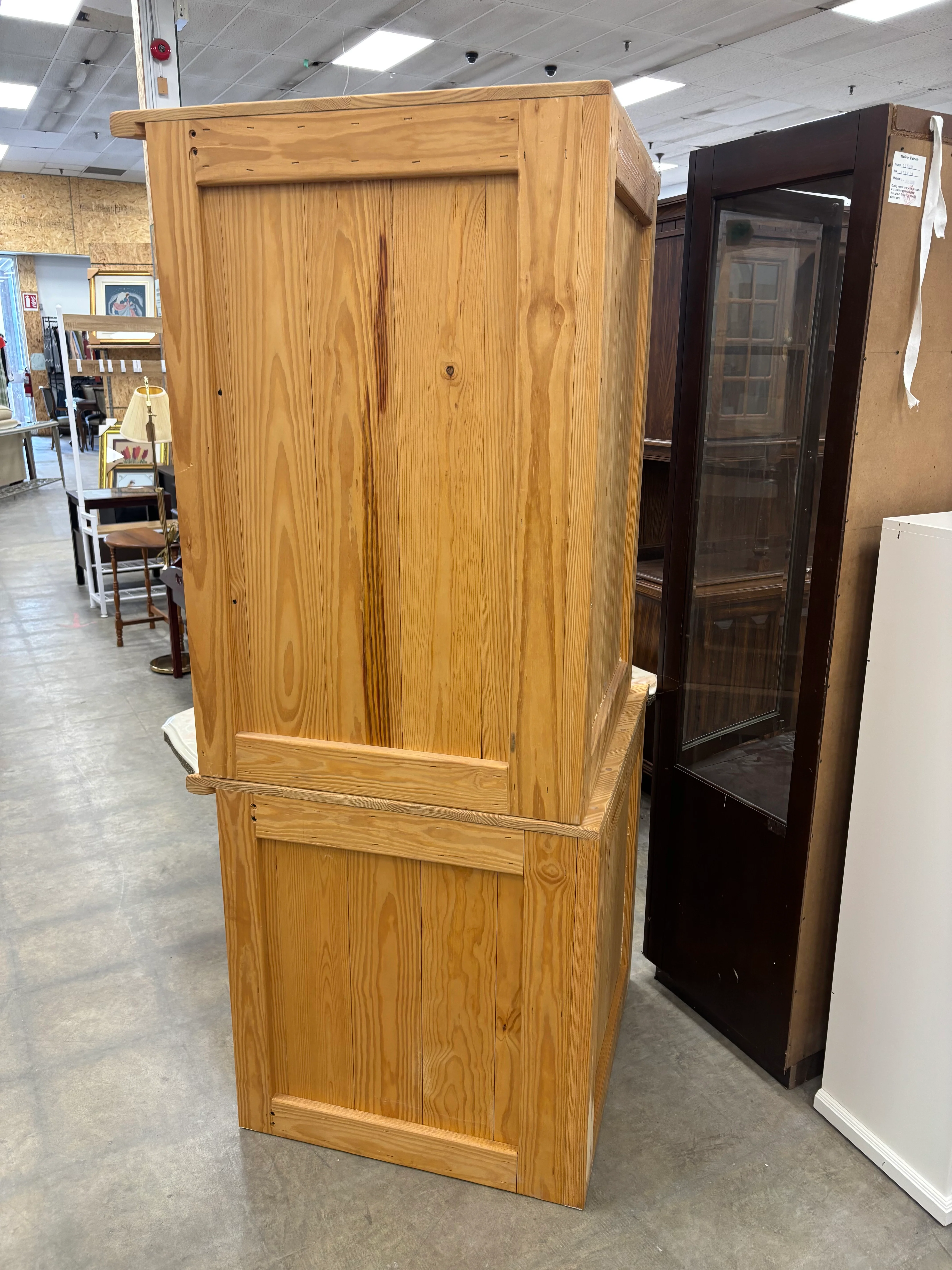 Light Oak Corner Bookcase - Image 3