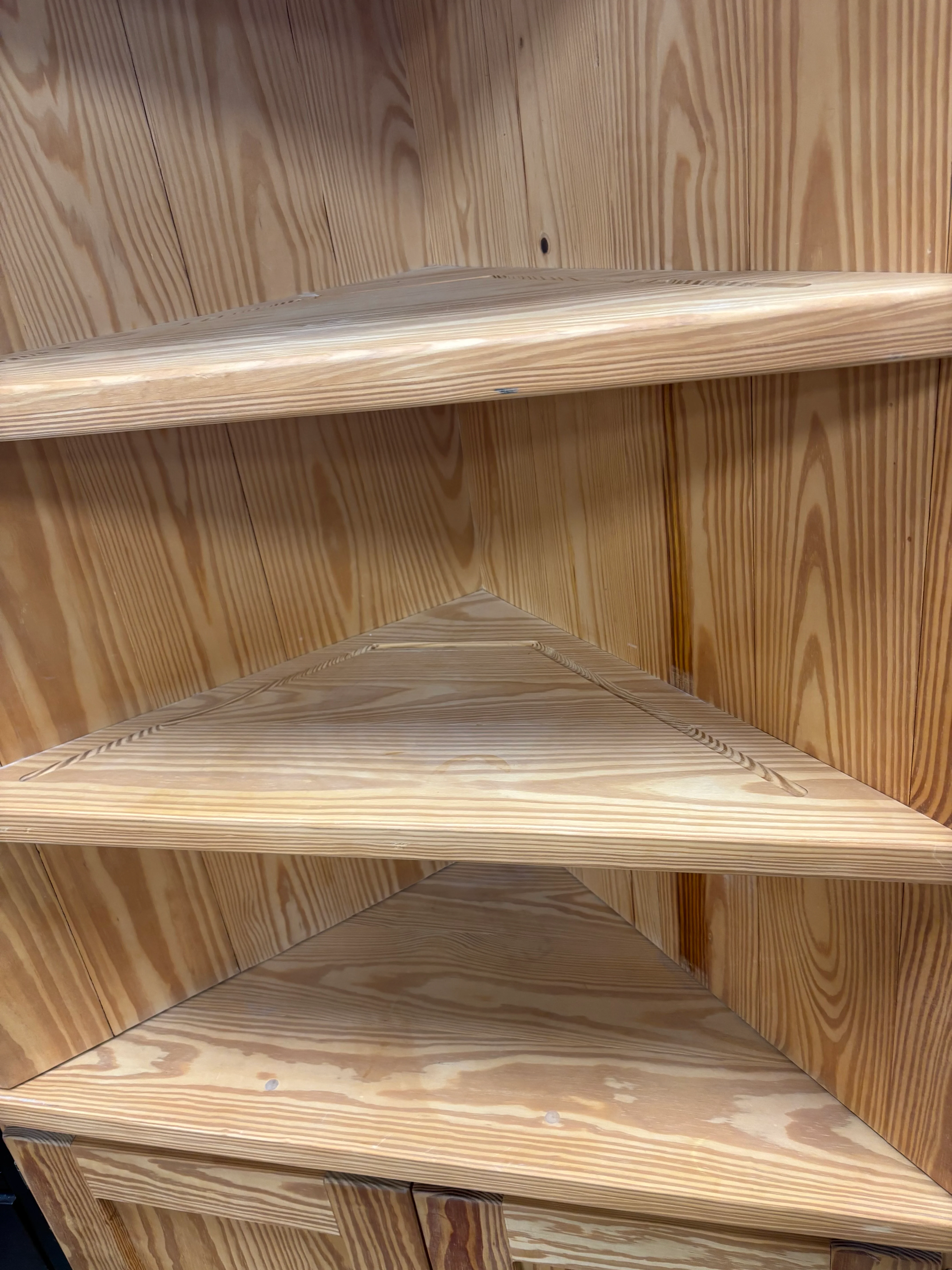 Light Oak Corner Bookcase - Image 4