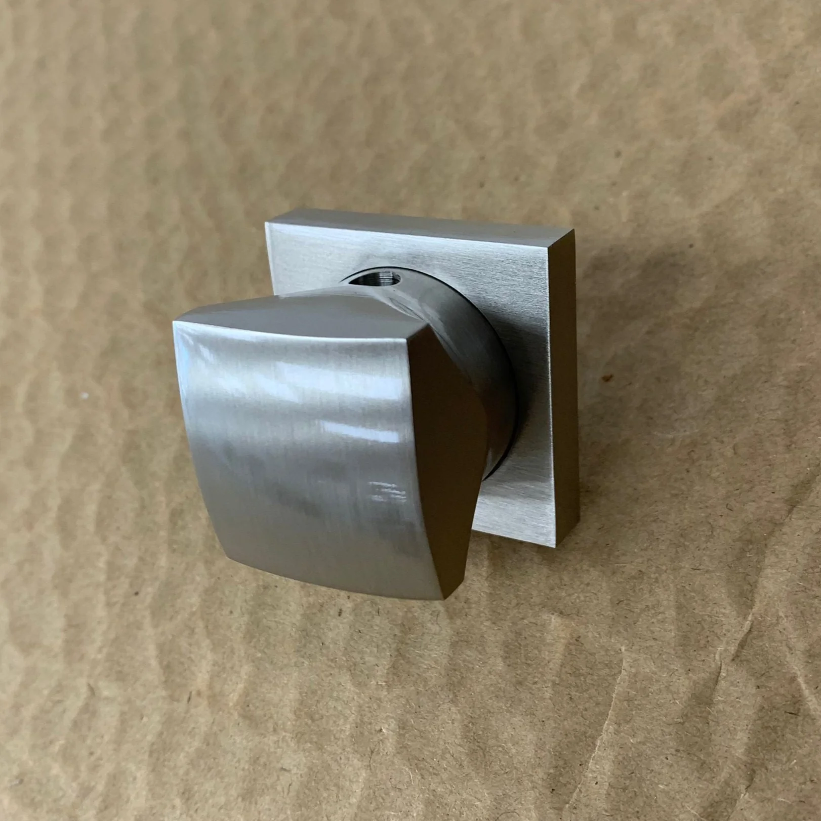 Lousiana 41mm Square Thumb Turn in Satin Nickel 8025LOU