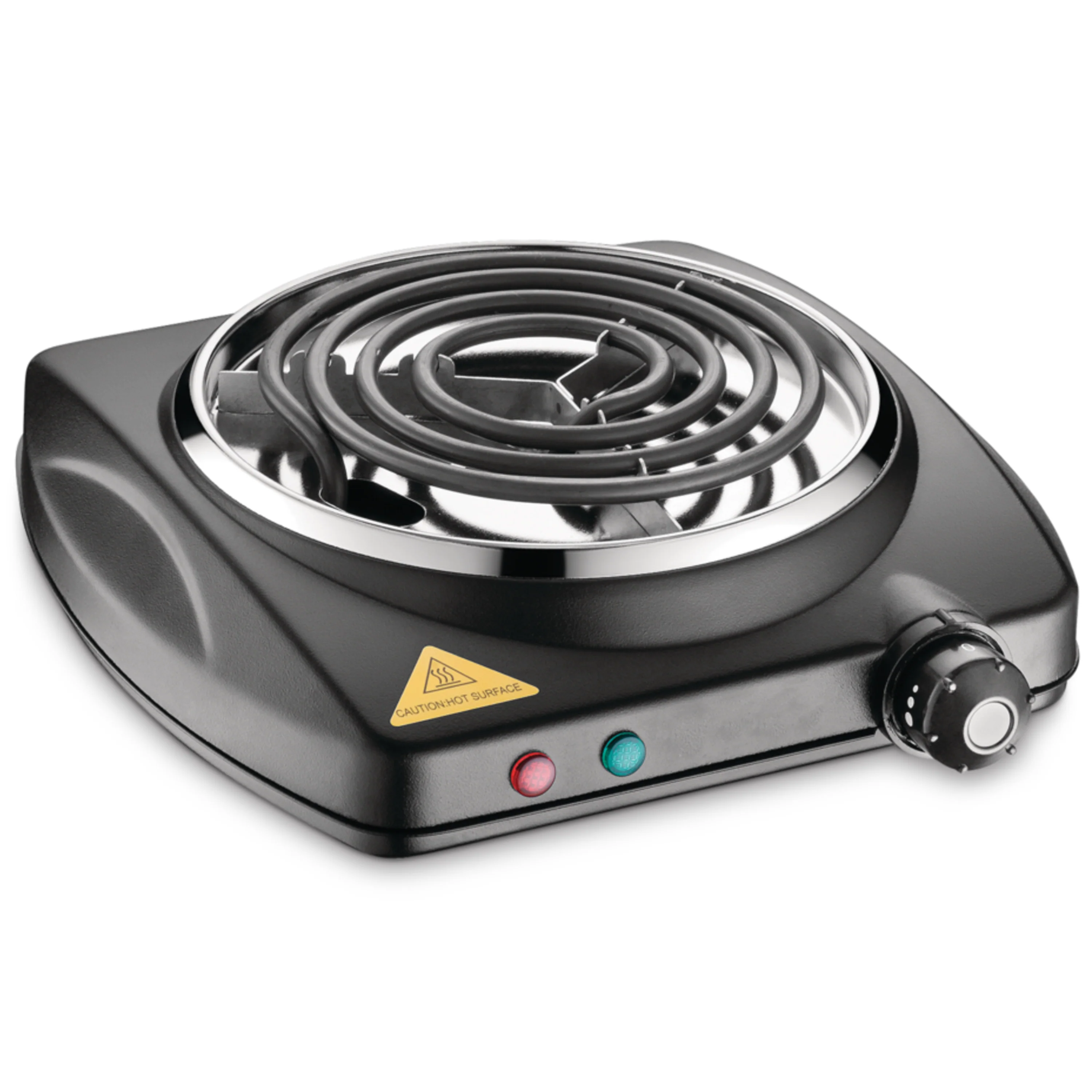 MasterChef 1000W Single Burner Hot Plate- Black - Image 2