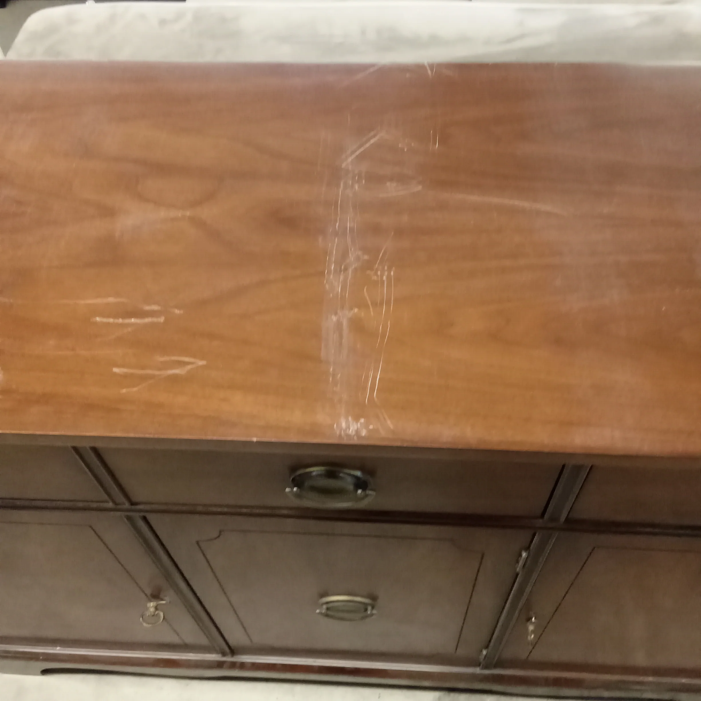Medium Brawn Sideboard W/Multiple Drawers #AW15 - Image 3