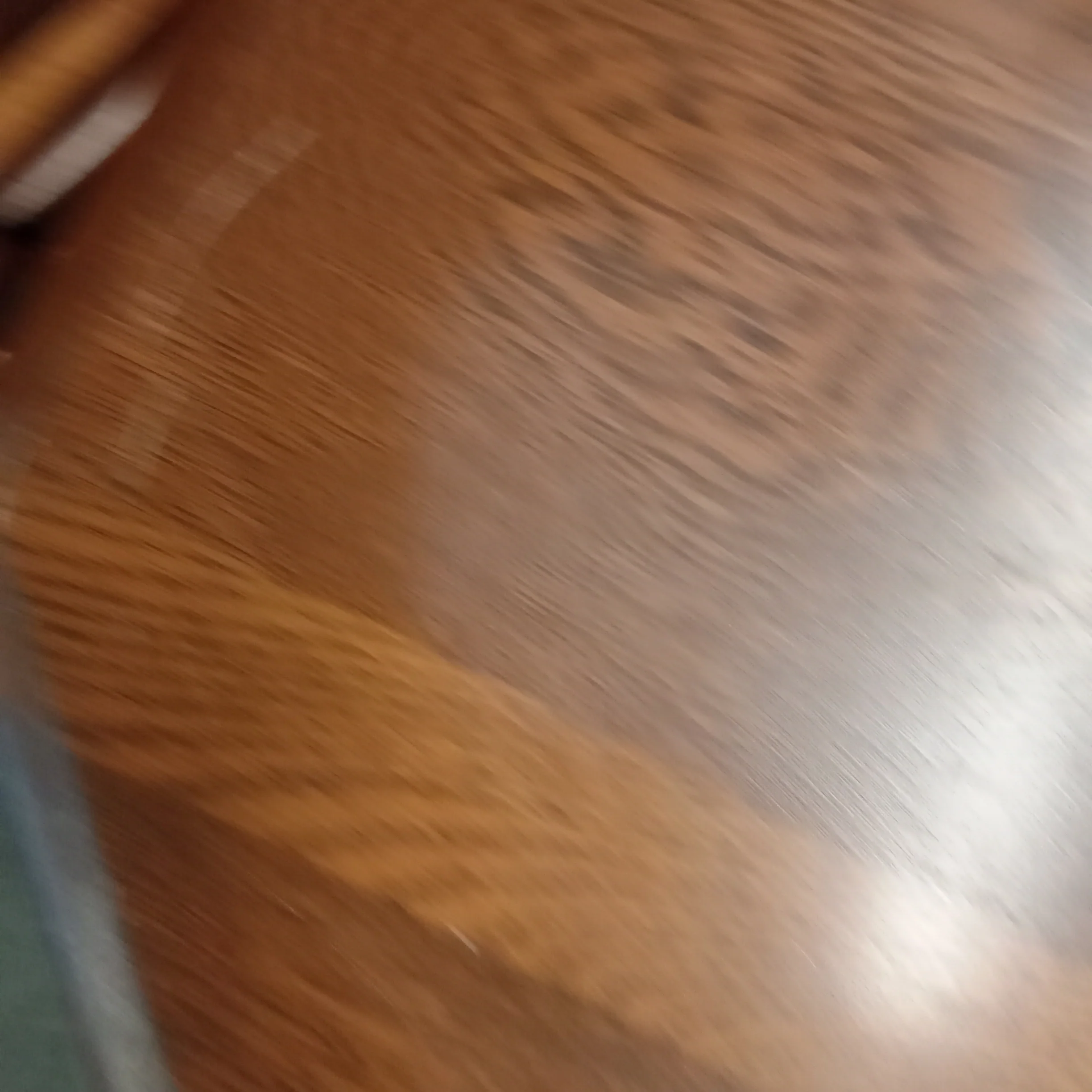 Medium warm Brown vintage wooden Dining Table W/ #MG2 - Image 3
