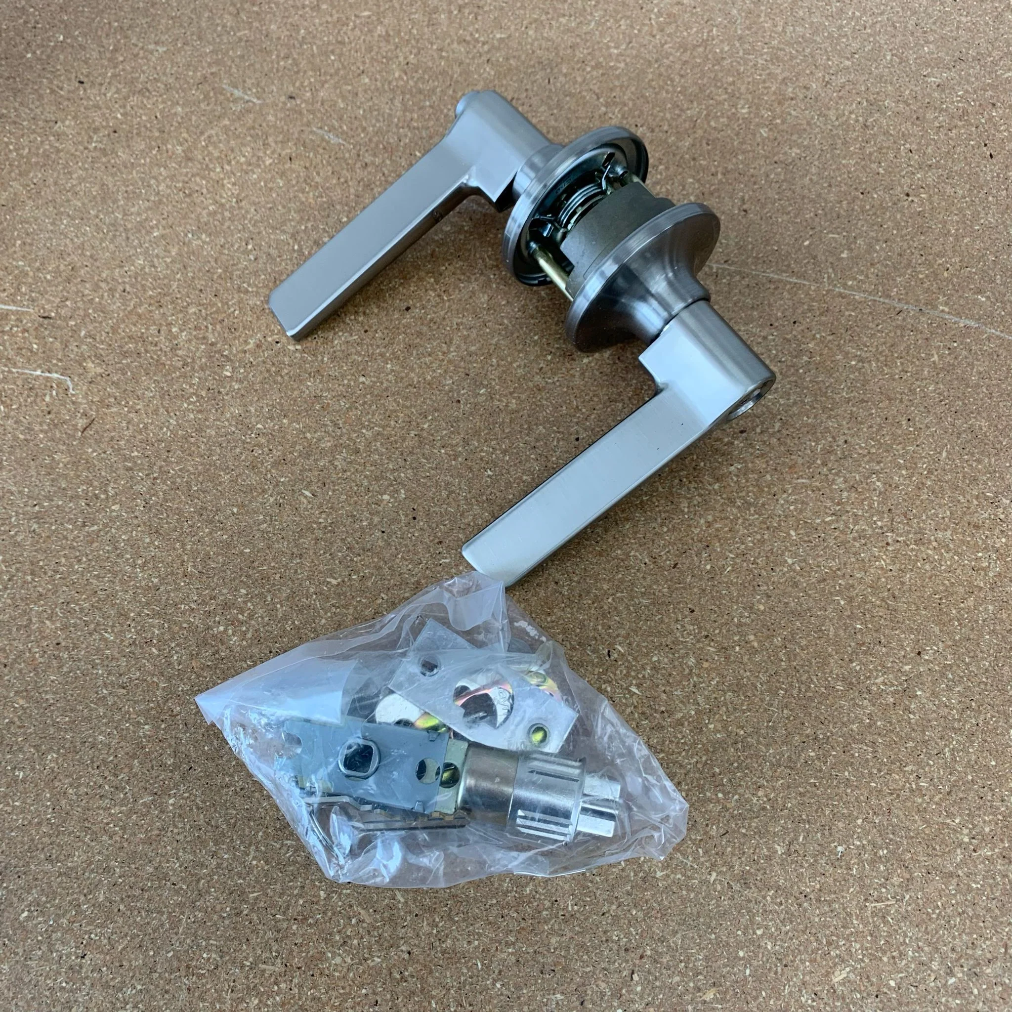 Millennium Entry Door Lever in Satin Nickel 33-D6664AR - Image 2