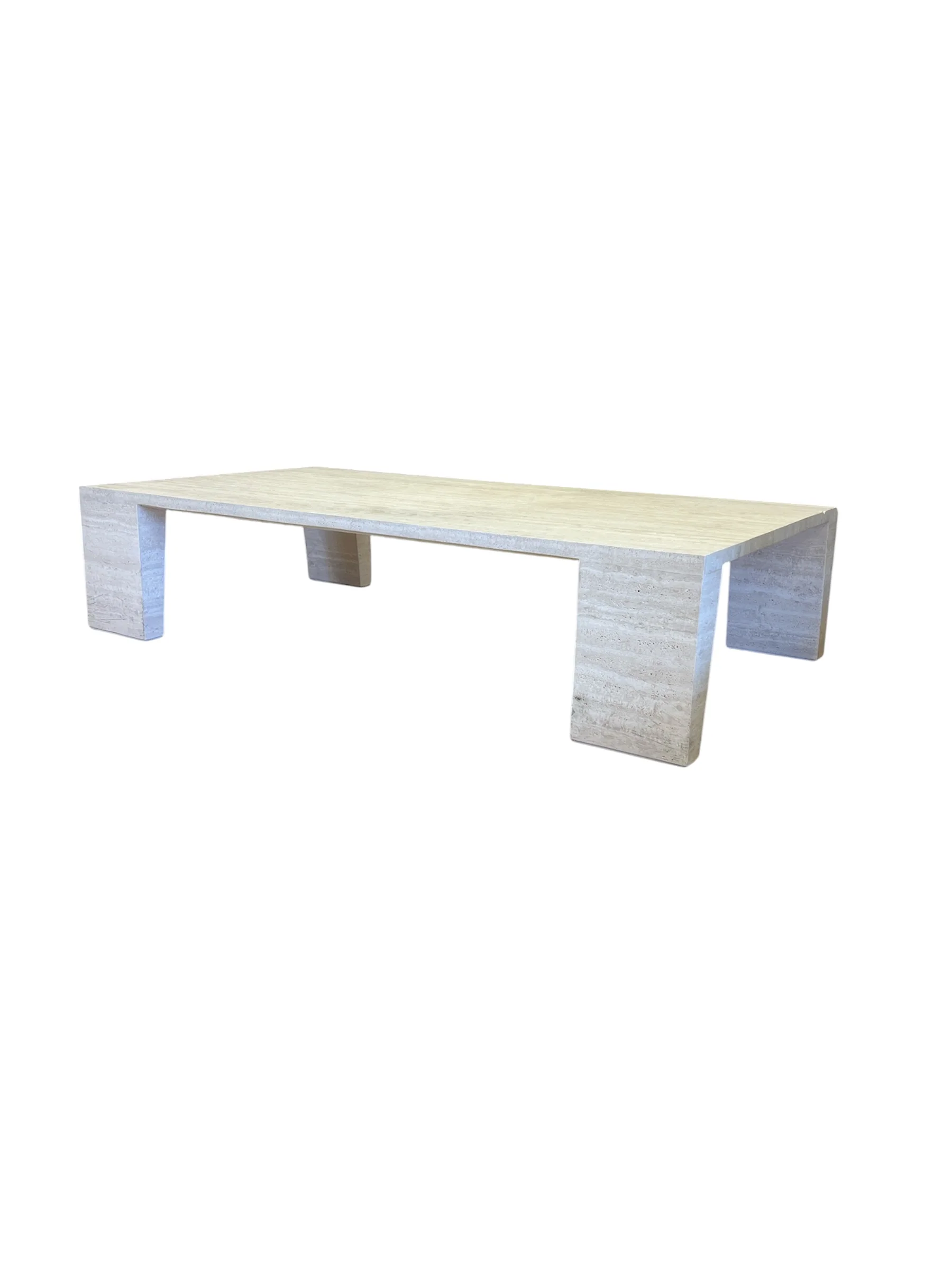 Modern Travertine Coffee Table - Image 3