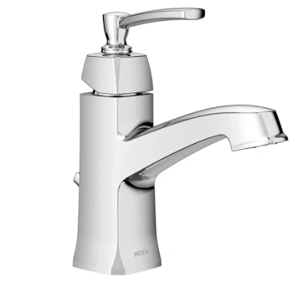 MOEN Conway Single Hole Single-Handle Bathroom Sink Faucet/Tap in Chrome - Image 2