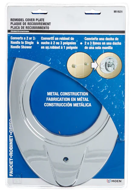 MOEN Remodelling Cover Plate- Chrome