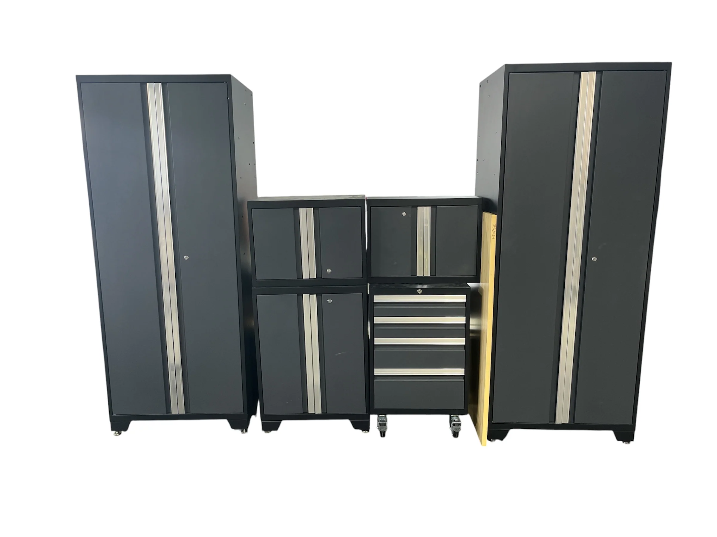 NewAge Products  Grey 7-Piece Garage Cabinet Set - Image 6