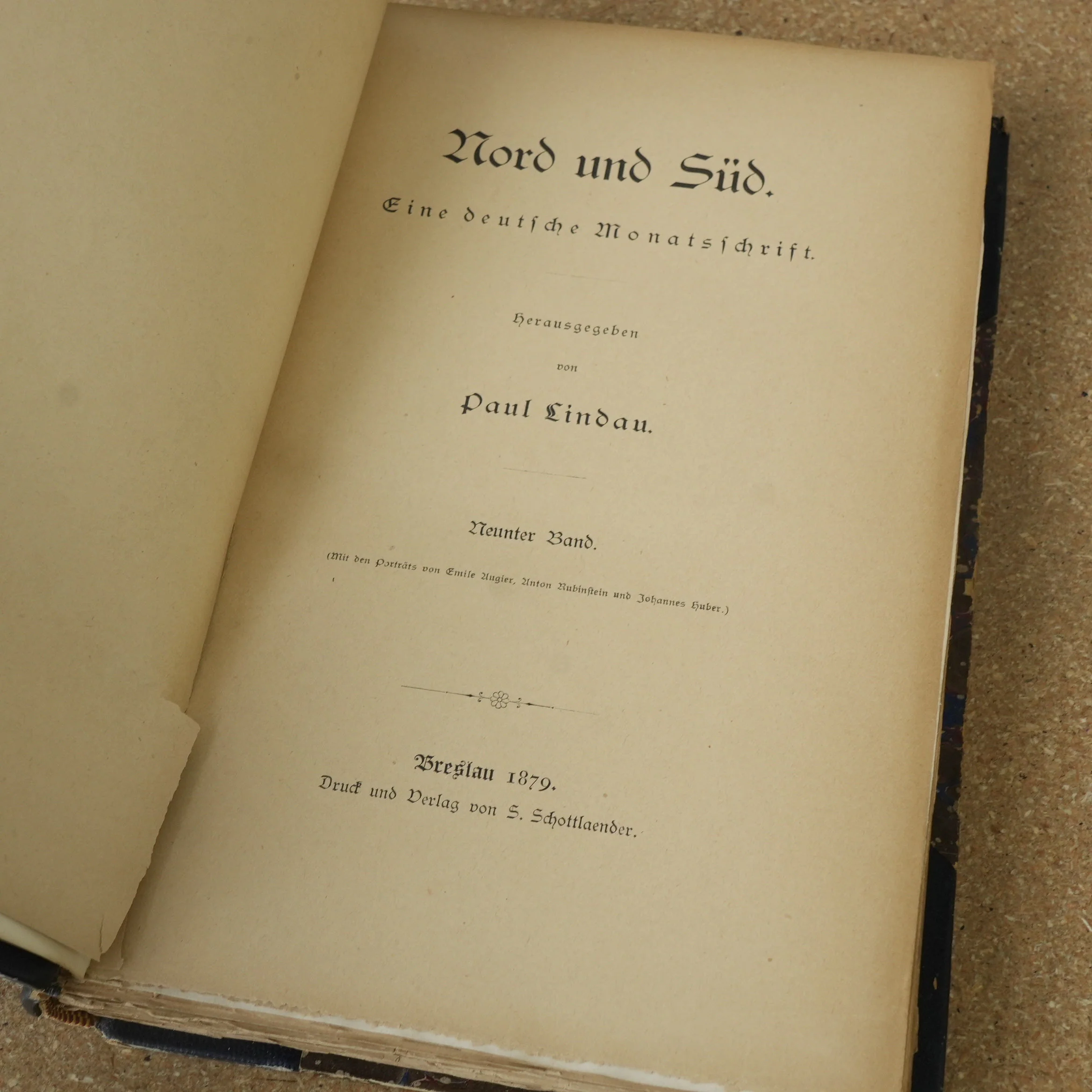 Nord und Süd. Eine deutsche Monatsschrift by Paul Lindau Vol 9 1879 - Image 3