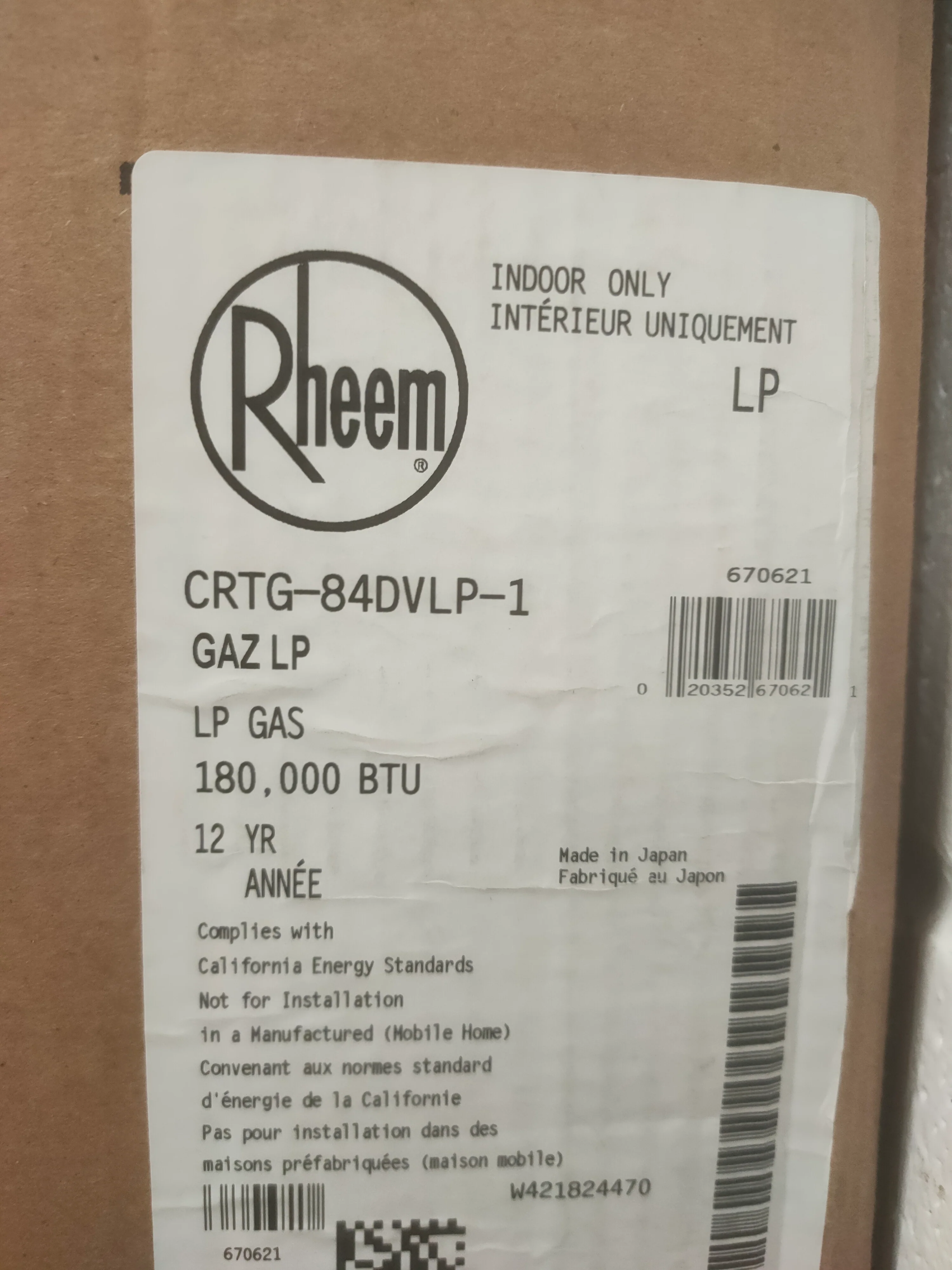 Rheem Tankless Gas Water Heater - Image 7