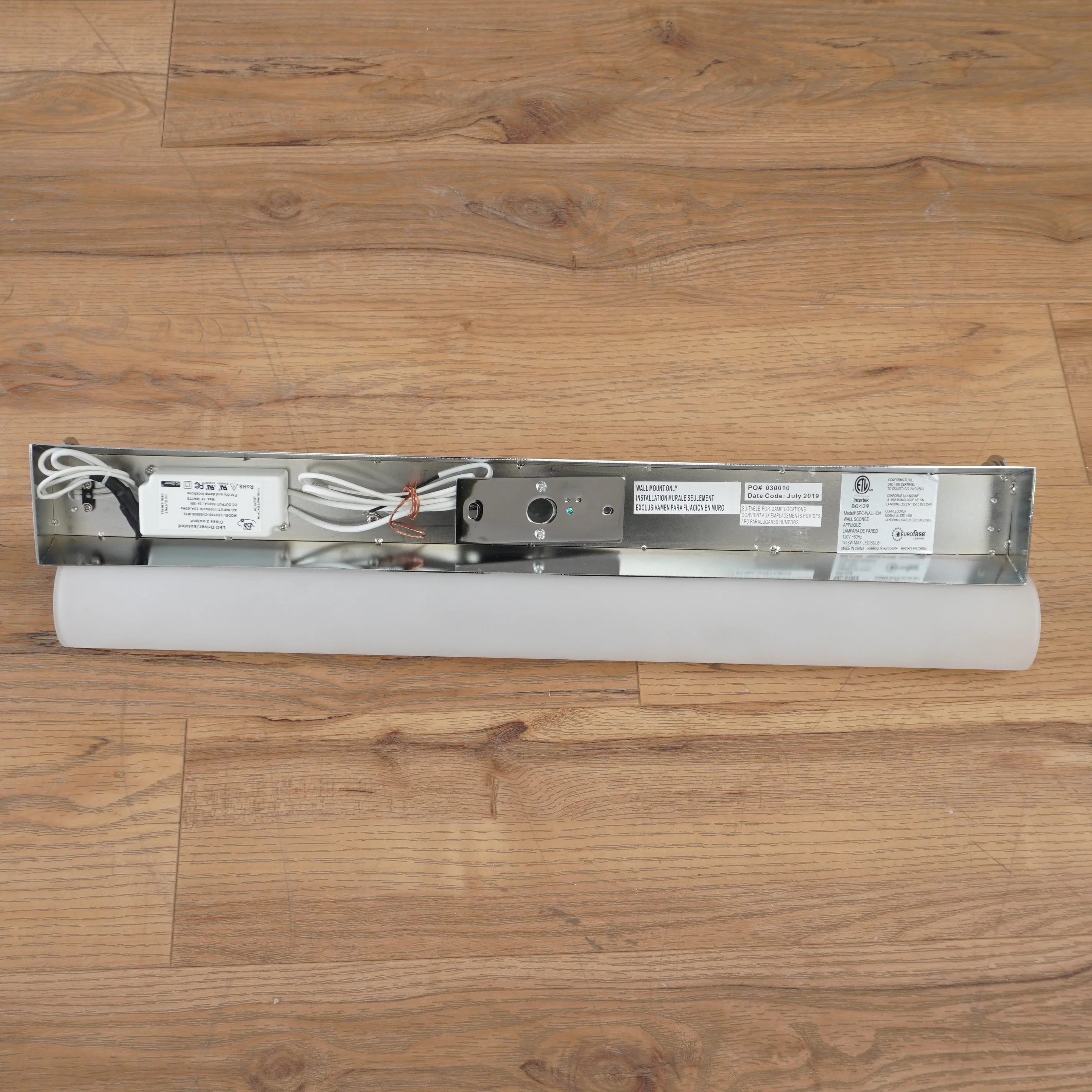 Scepter 1-Light LED Wall Lamp w/ Glass Shade - Image 6